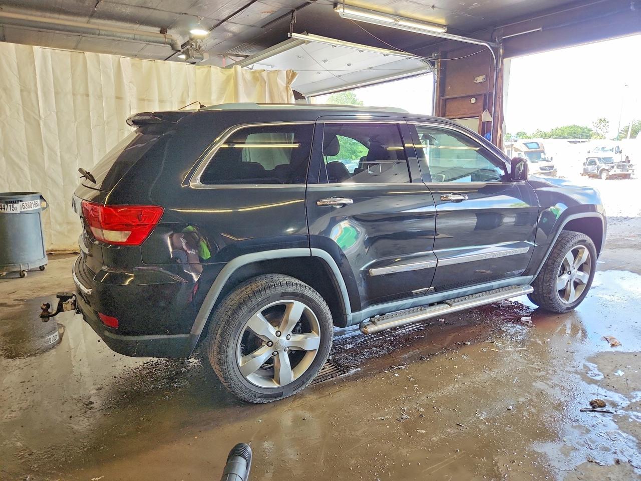 2012 Jeep Grand Cherokee Overland Black vin: 1C4RJFCT7CC162076