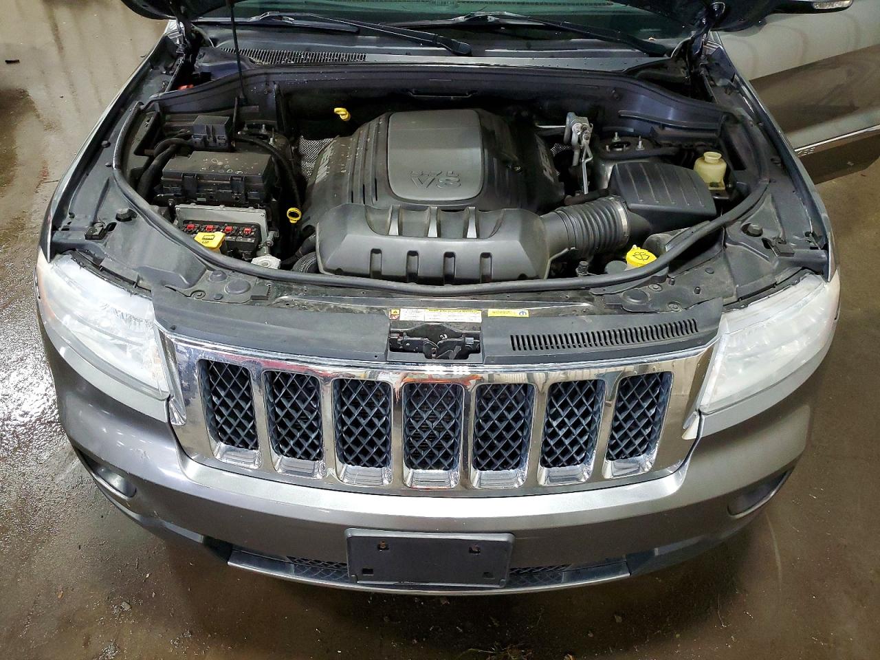 2012 Jeep Grand Cherokee Overland Silver vin: 1C4RJFCT7CC194204