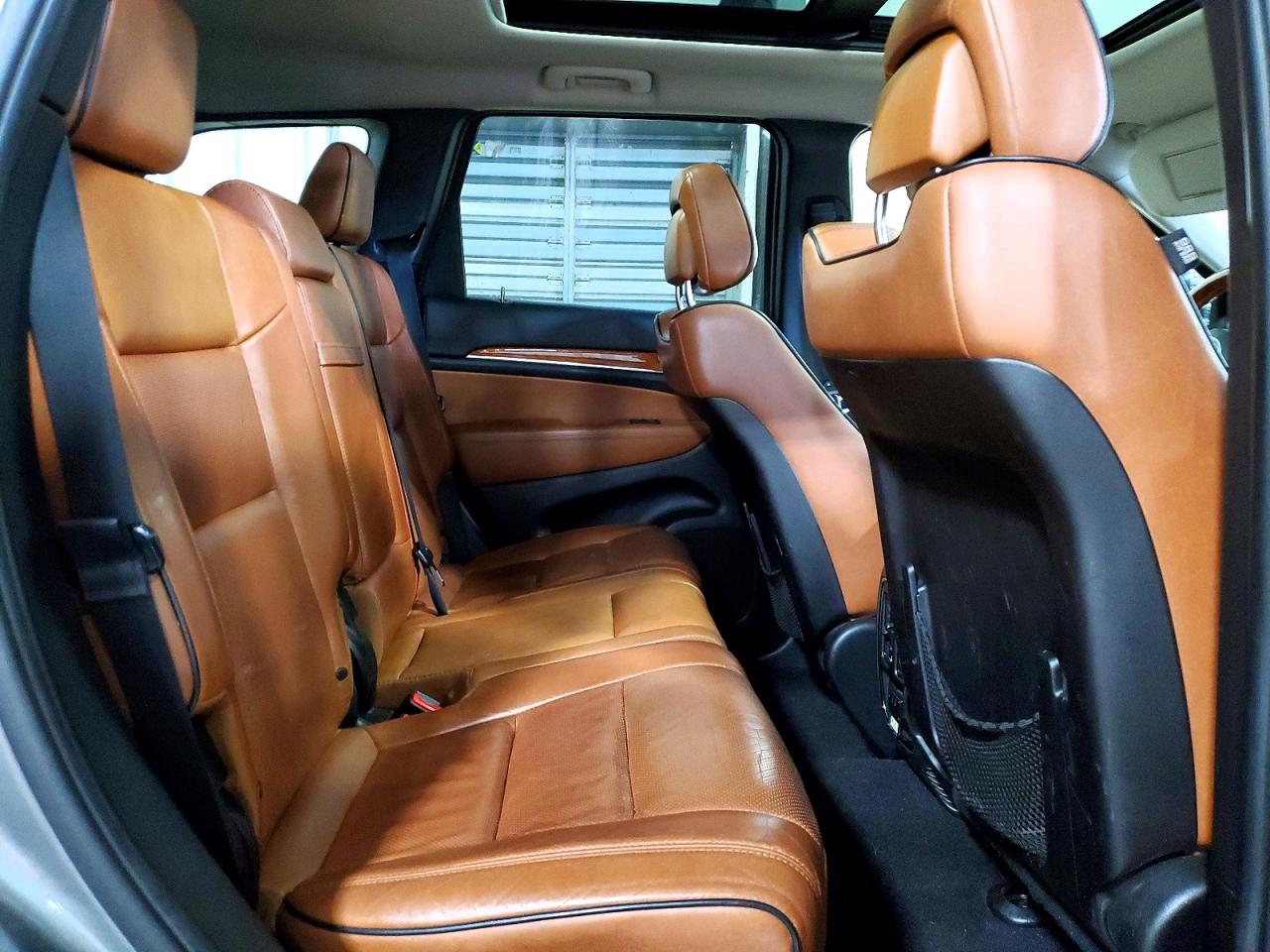 2012 Jeep Grand Cherokee Overland Silver vin: 1C4RJFCT7CC194204