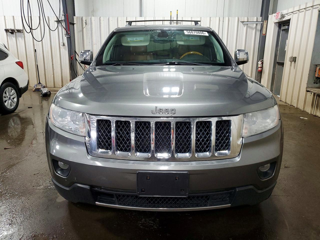 2012 Jeep Grand Cherokee Overland Silver vin: 1C4RJFCT7CC194204