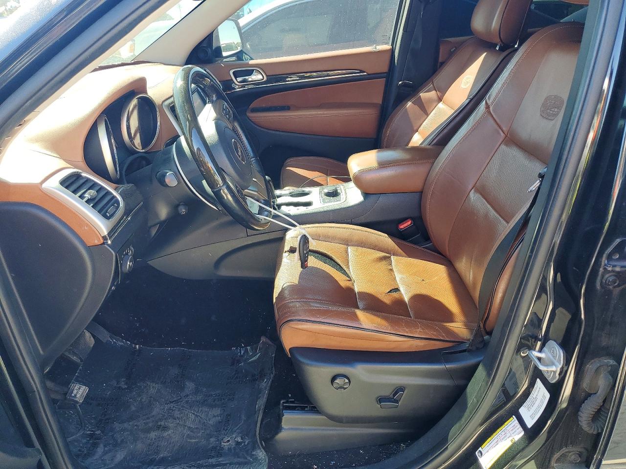 2012 Jeep Grand Cherokee Overland Черный vin: 1C4RJFCT7CC214743