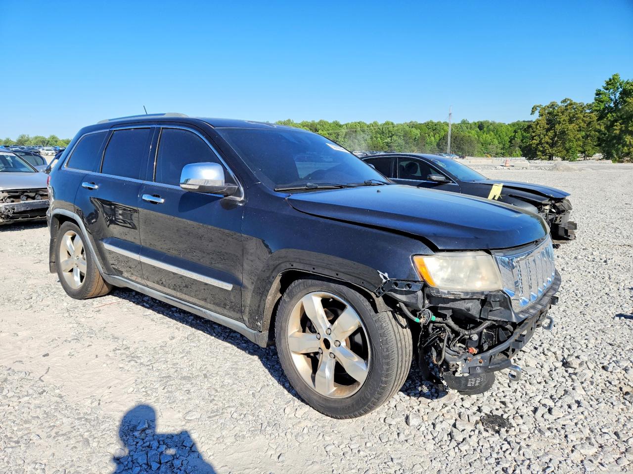 2012 Jeep Grand Cherokee Overland Черный vin: 1C4RJFCT7CC214743