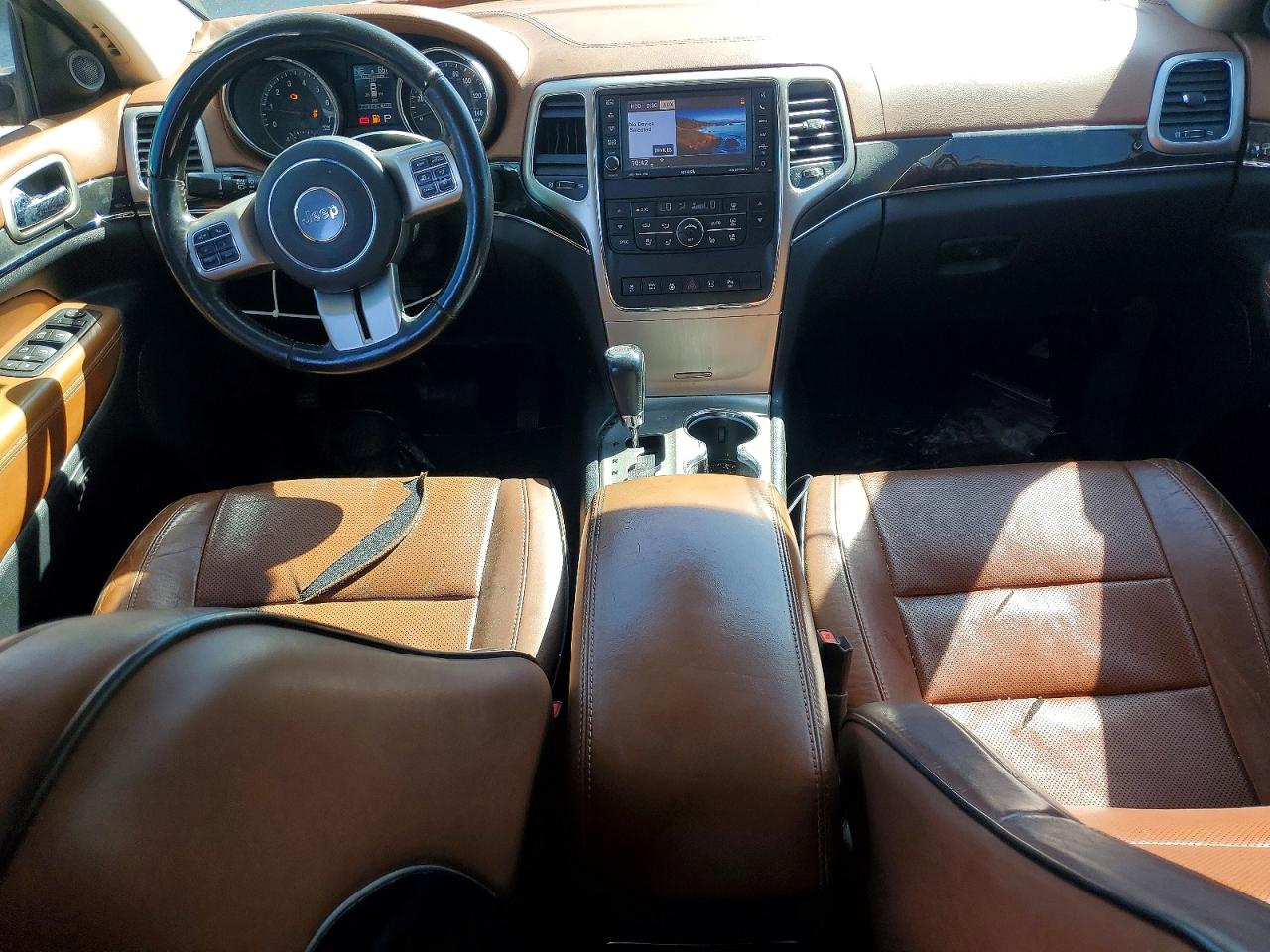 2012 Jeep Grand Cherokee Overland Черный vin: 1C4RJFCT7CC214743
