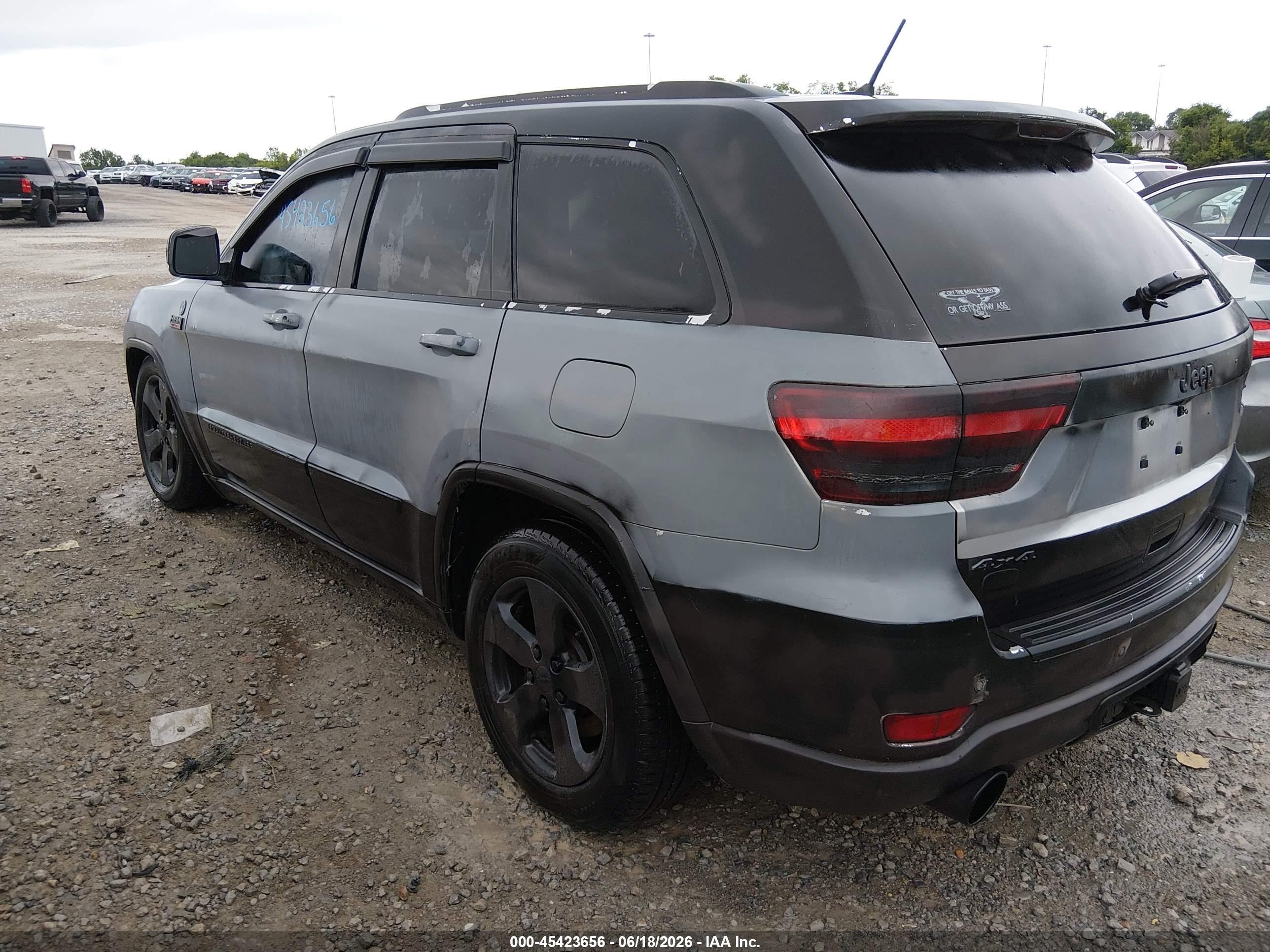 2012 Jeep Grand Cherokee Overland Gray vin: 1C4RJFCT7CC352024
