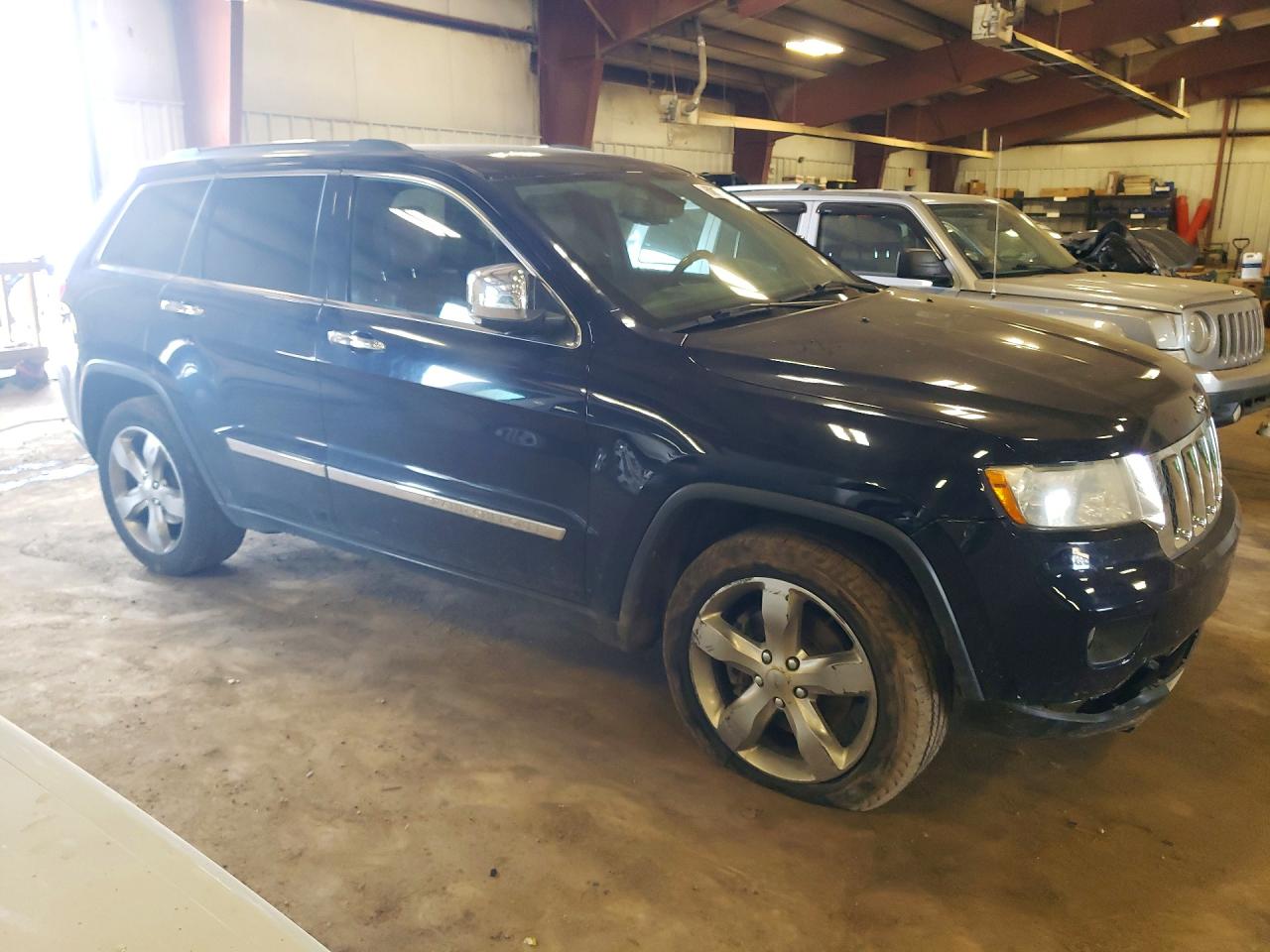 2013 Jeep Grand Cherokee Overland Blue vin: 1C4RJFCT7DC596662