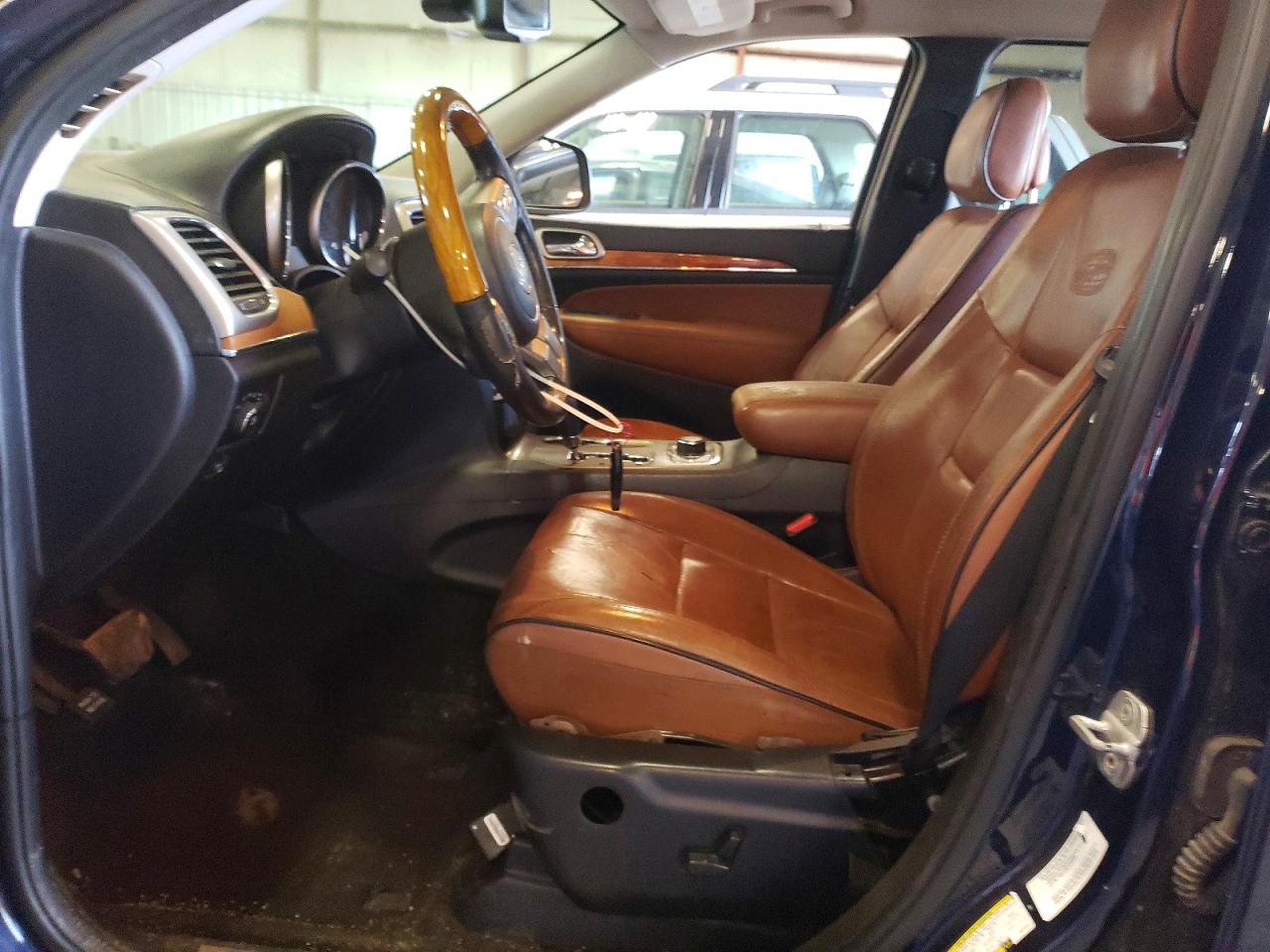2013 Jeep Grand Cherokee Overland Blue vin: 1C4RJFCT7DC596662