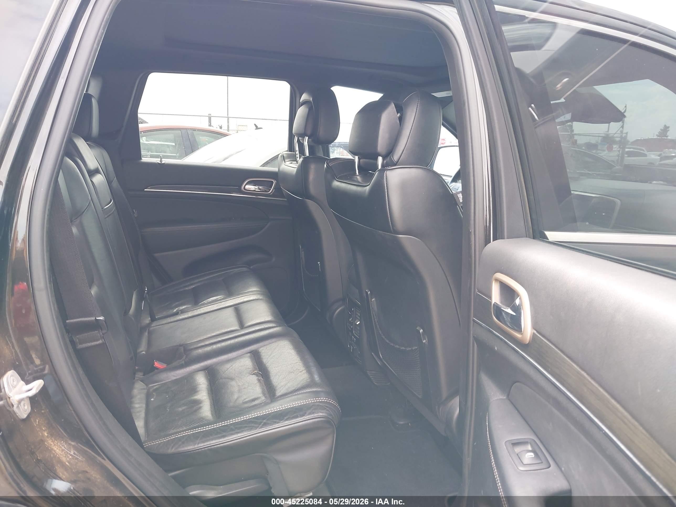2014 Jeep Grand Cherokee Overland Black vin: 1C4RJFCT7EC105847