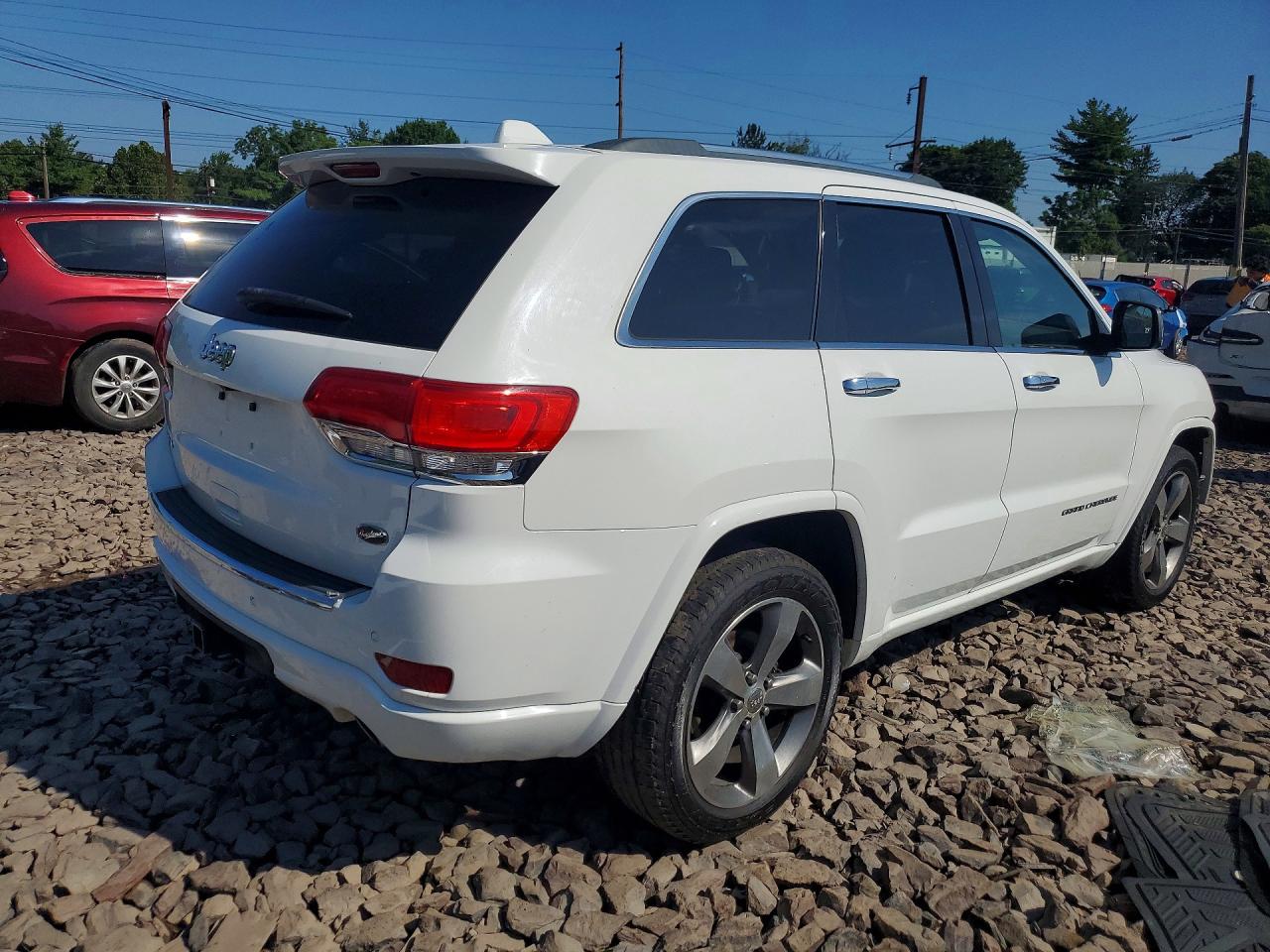 2015 Jeep Grand Cherokee Overland Белый vin: 1C4RJFCT7FC761483