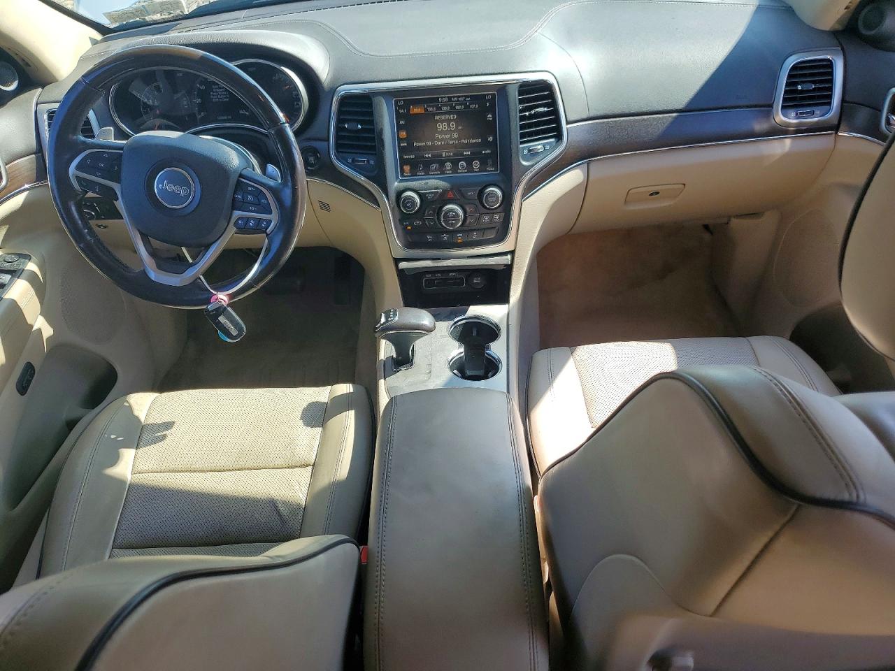 2015 Jeep Grand Cherokee Overland Белый vin: 1C4RJFCT7FC761483
