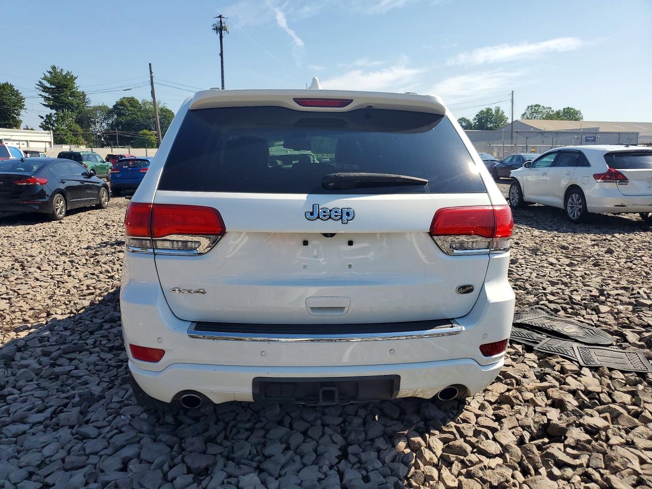 2015 Jeep Grand Cherokee Overland Белый vin: 1C4RJFCT7FC761483