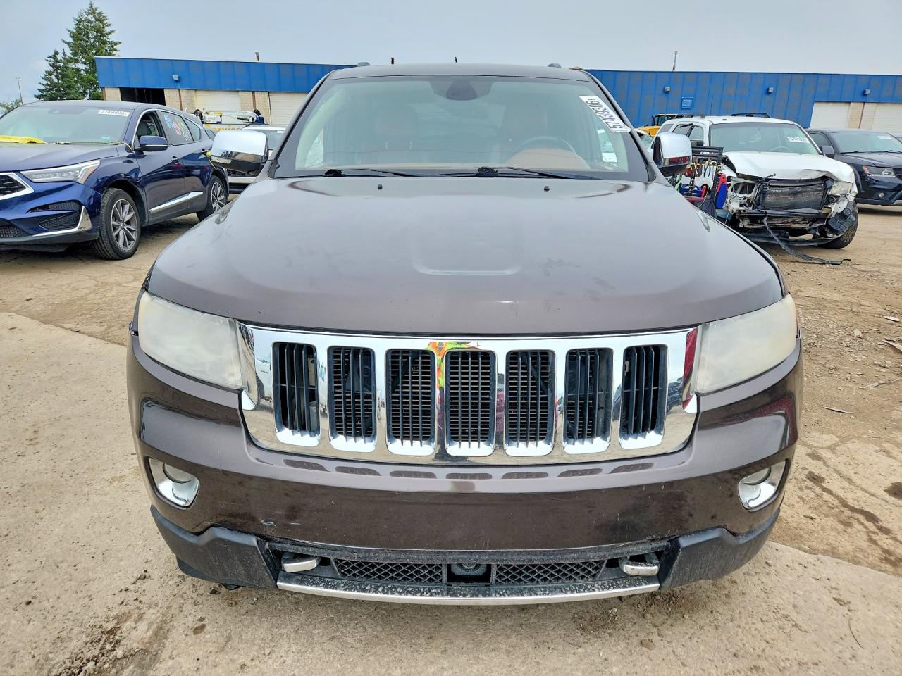2012 Jeep Grand Cherokee Overland Brown vin: 1C4RJFCT8CC265250