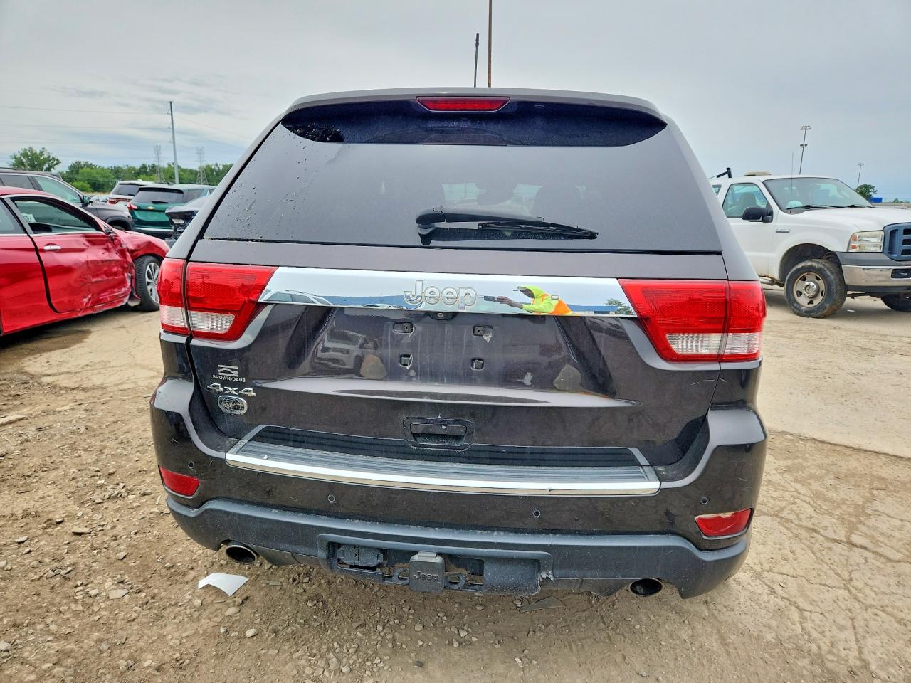 2012 Jeep Grand Cherokee Overland Brown vin: 1C4RJFCT8CC265250