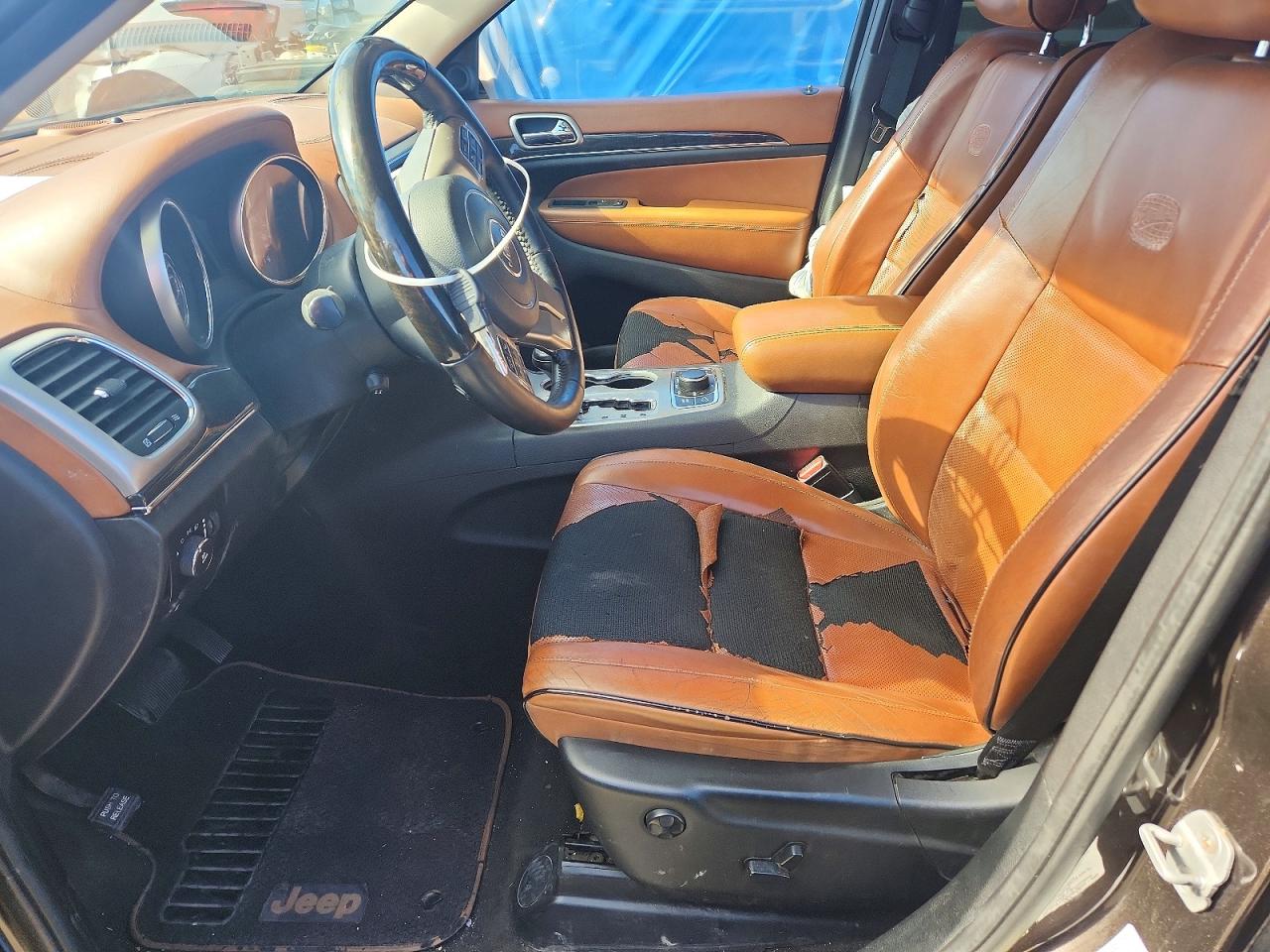 2012 Jeep Grand Cherokee Overland Brown vin: 1C4RJFCT8CC265250