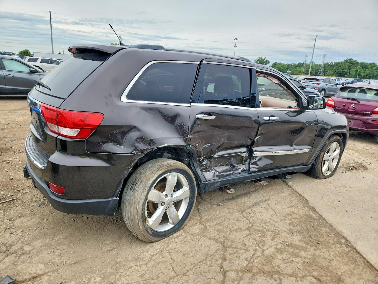 2012 Jeep Grand Cherokee Overland Brown vin: 1C4RJFCT8CC265250