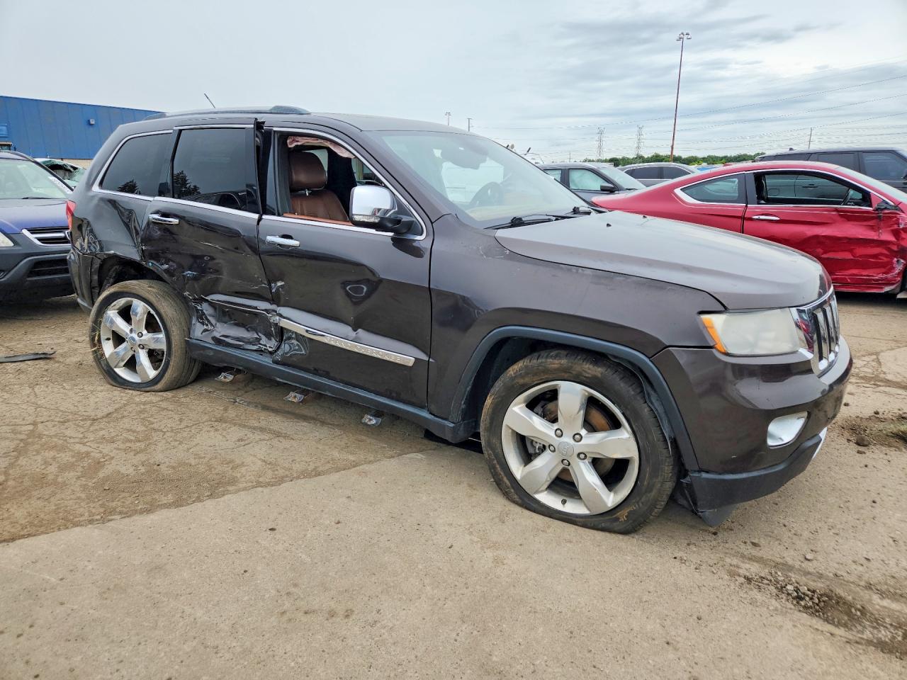 2012 Jeep Grand Cherokee Overland Brown vin: 1C4RJFCT8CC265250