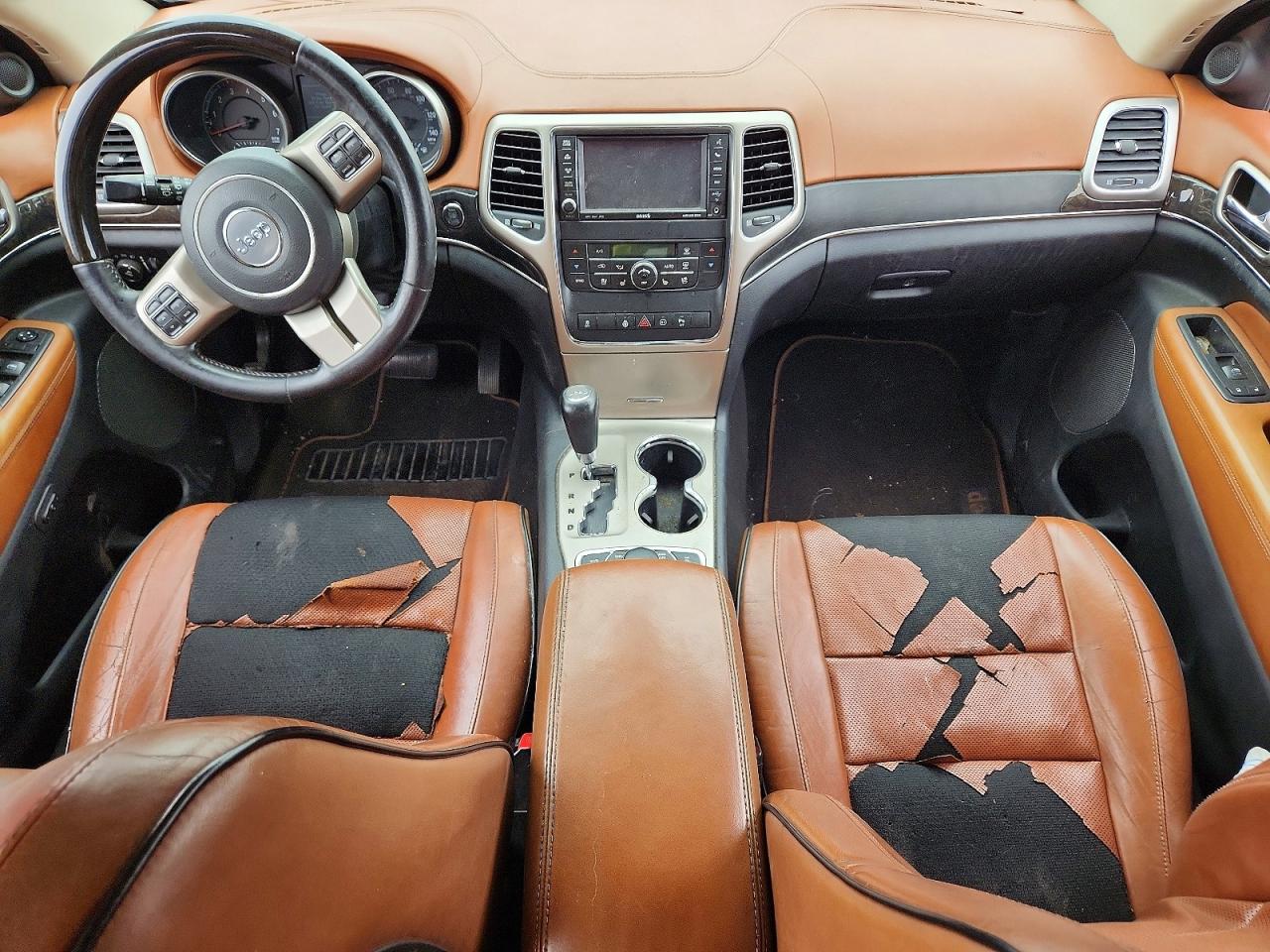 2012 Jeep Grand Cherokee Overland Brown vin: 1C4RJFCT8CC265250