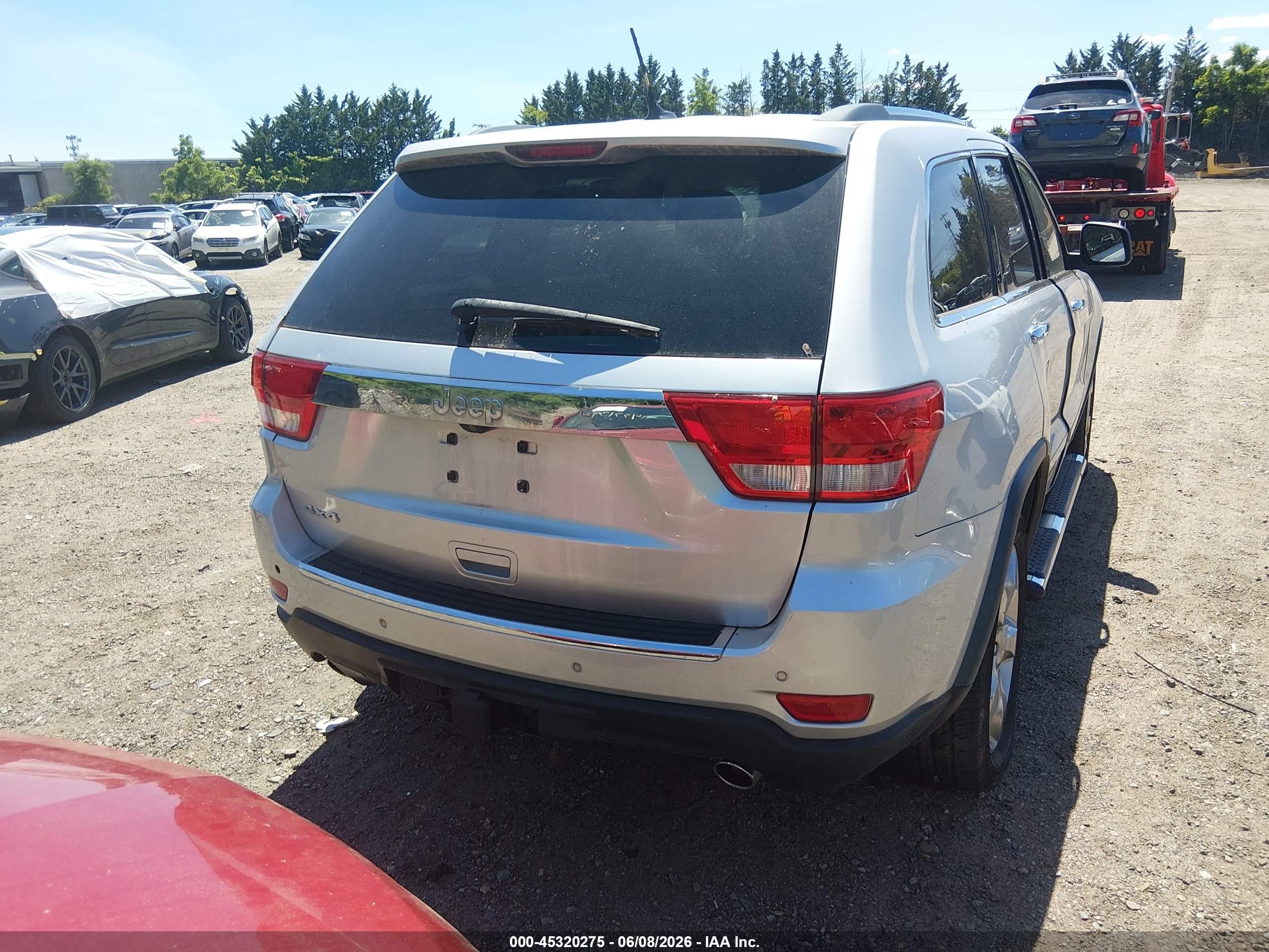 2012 Jeep Grand Cherokee Overland Серый vin: 1C4RJFCT8CC326368