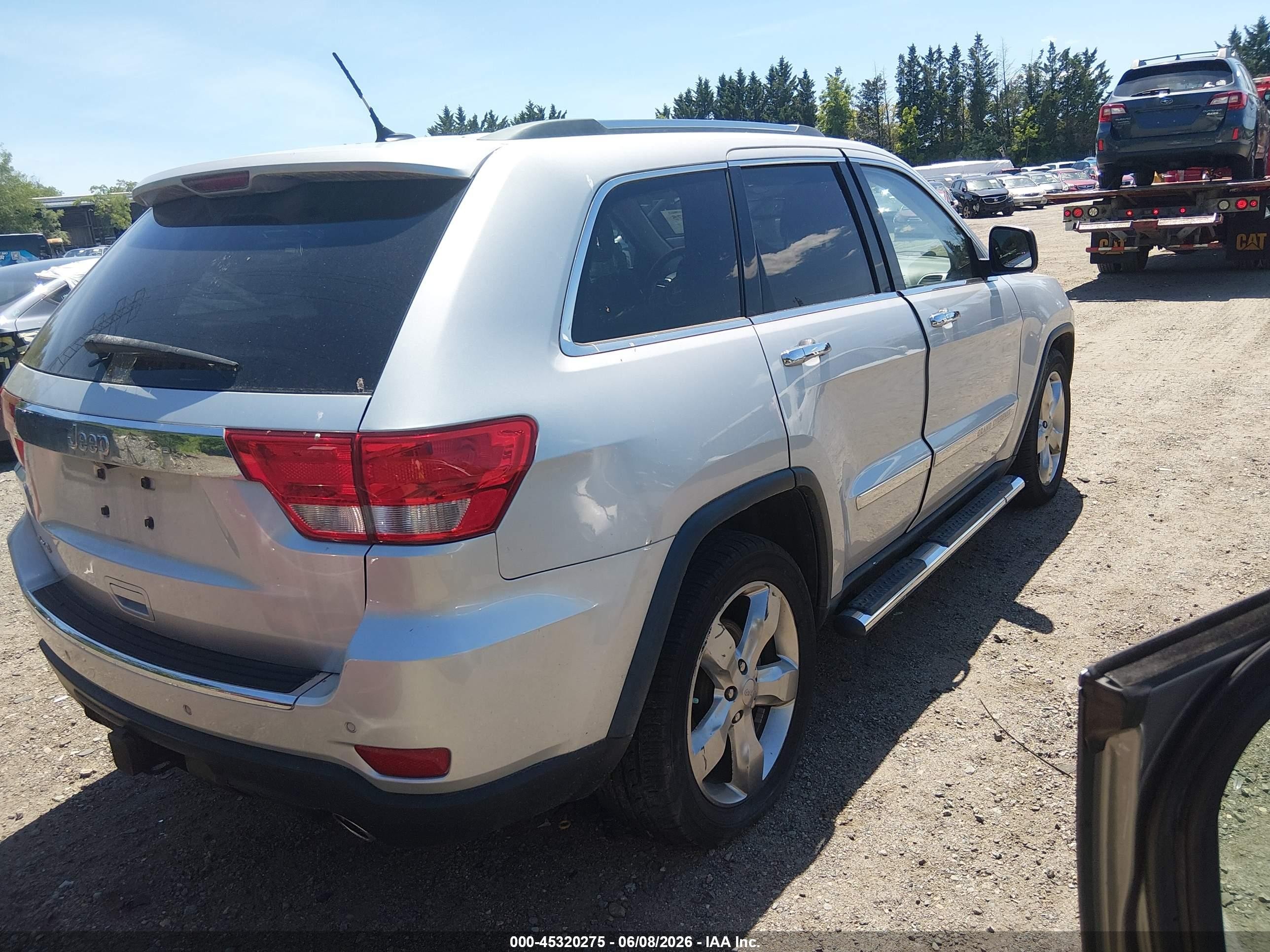 2012 Jeep Grand Cherokee Overland Серый vin: 1C4RJFCT8CC326368