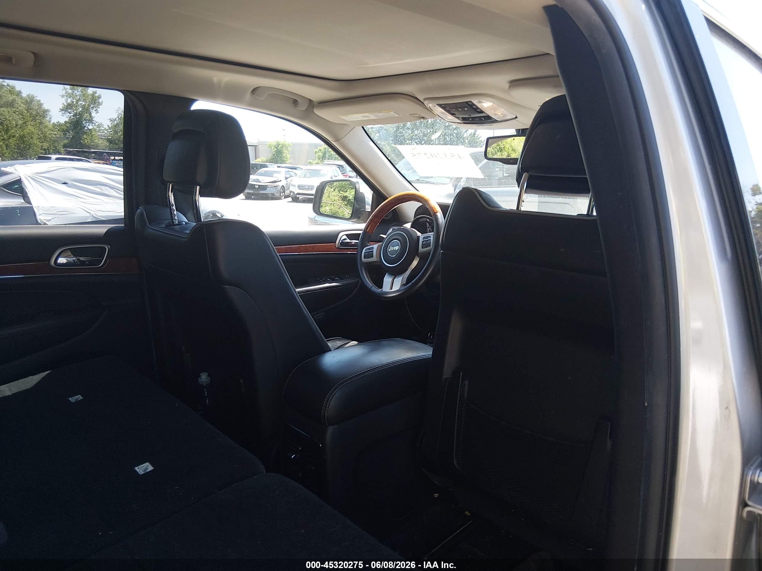 2012 Jeep Grand Cherokee Overland Серый vin: 1C4RJFCT8CC326368