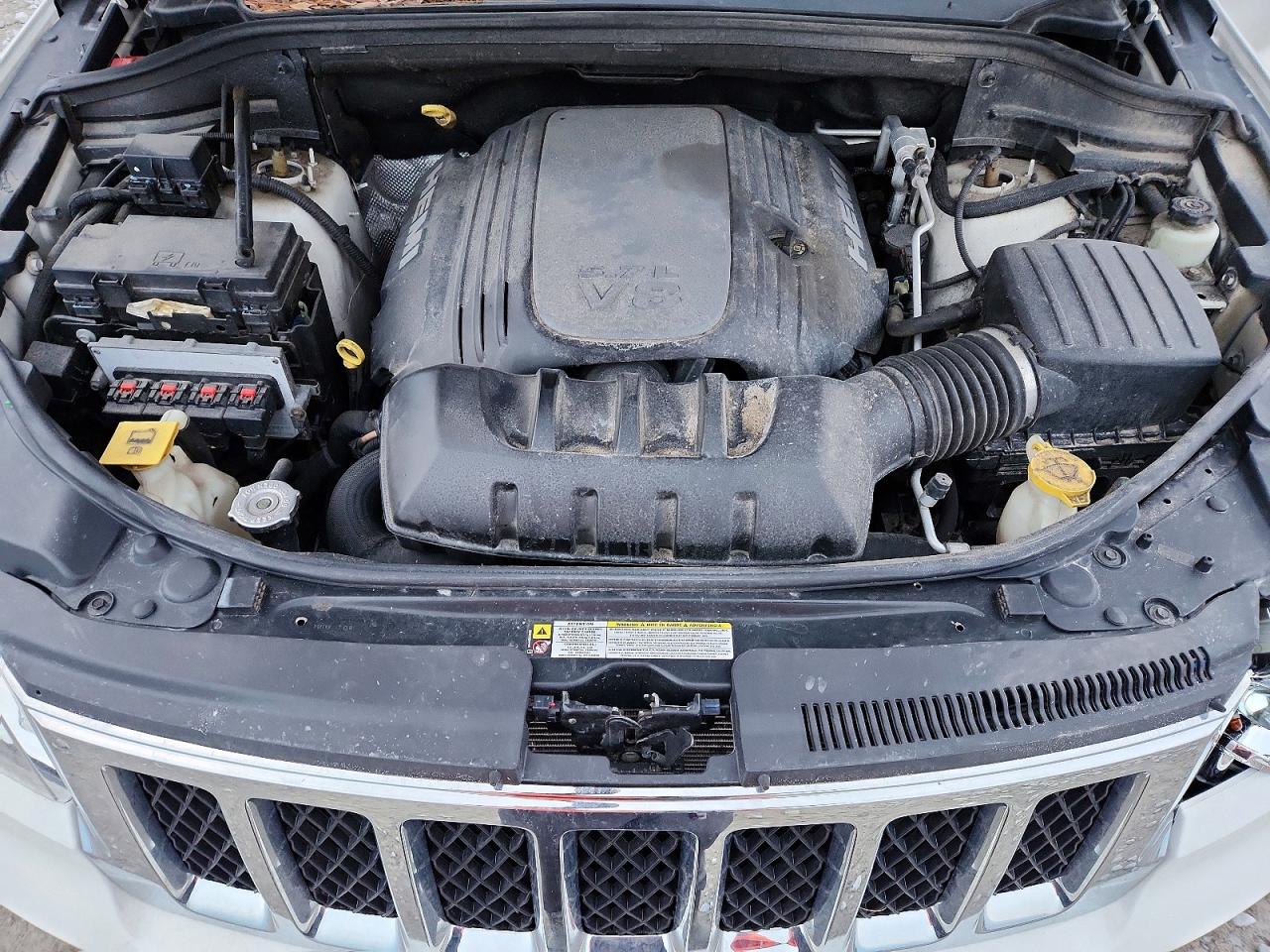 2012 Jeep Grand Cherokee Overland Белый vin: 1C4RJFCT8CC361041