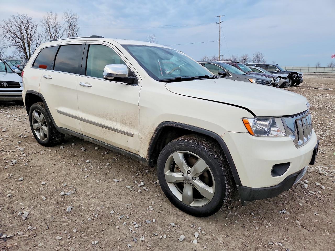 2012 Jeep Grand Cherokee Overland Белый vin: 1C4RJFCT8CC361041