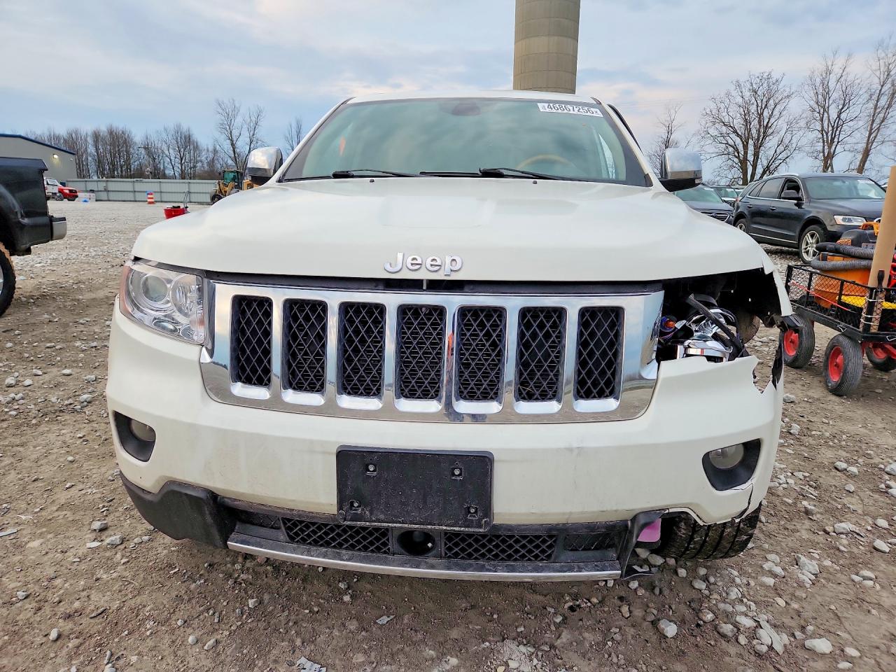 2012 Jeep Grand Cherokee Overland Белый vin: 1C4RJFCT8CC361041