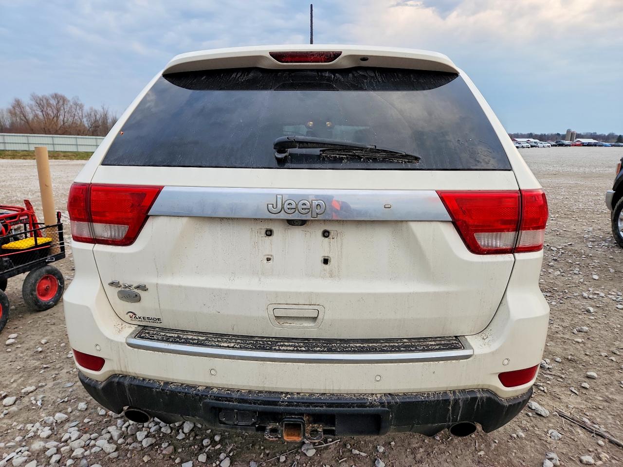 2012 Jeep Grand Cherokee Overland Белый vin: 1C4RJFCT8CC361041