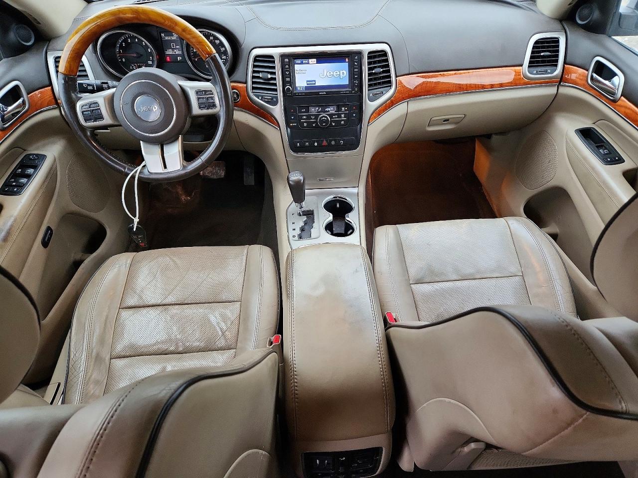 2012 Jeep Grand Cherokee Overland Белый vin: 1C4RJFCT8CC361041