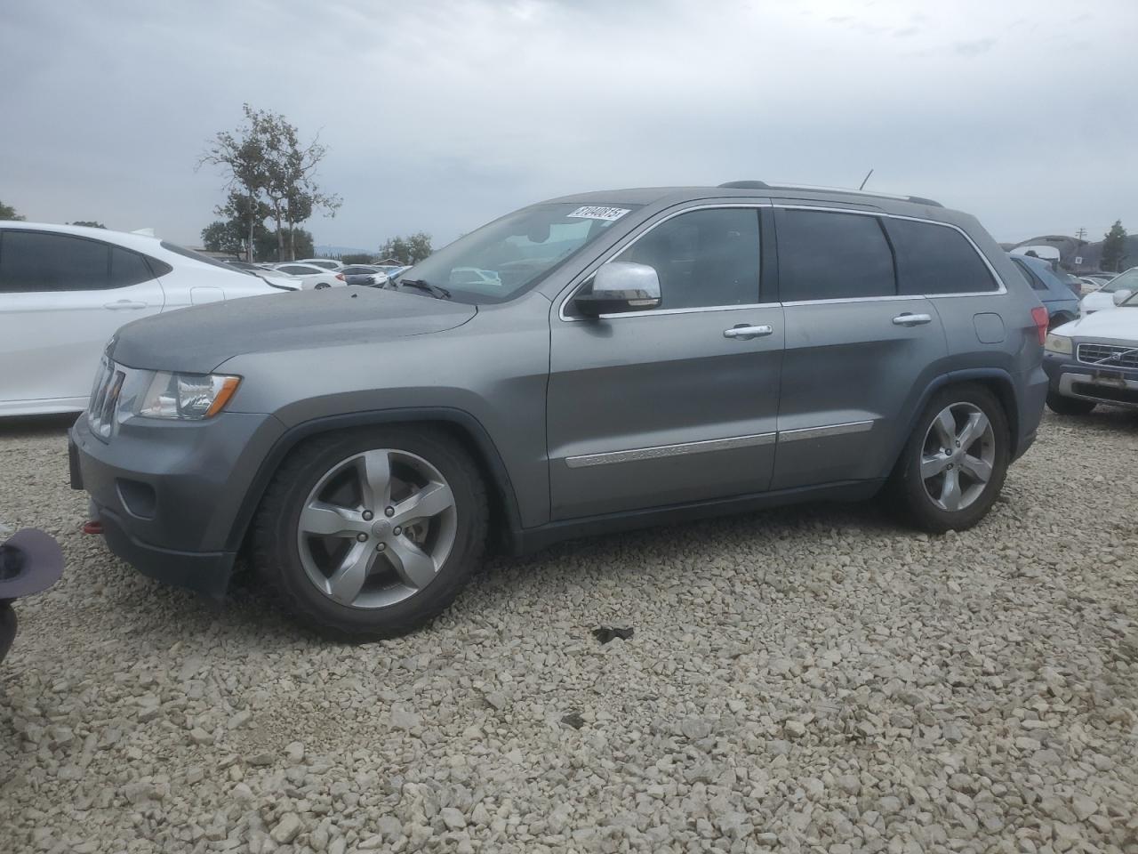 2013 Jeep Grand Cherokee Overland Серый vin: 1C4RJFCT8DC536177