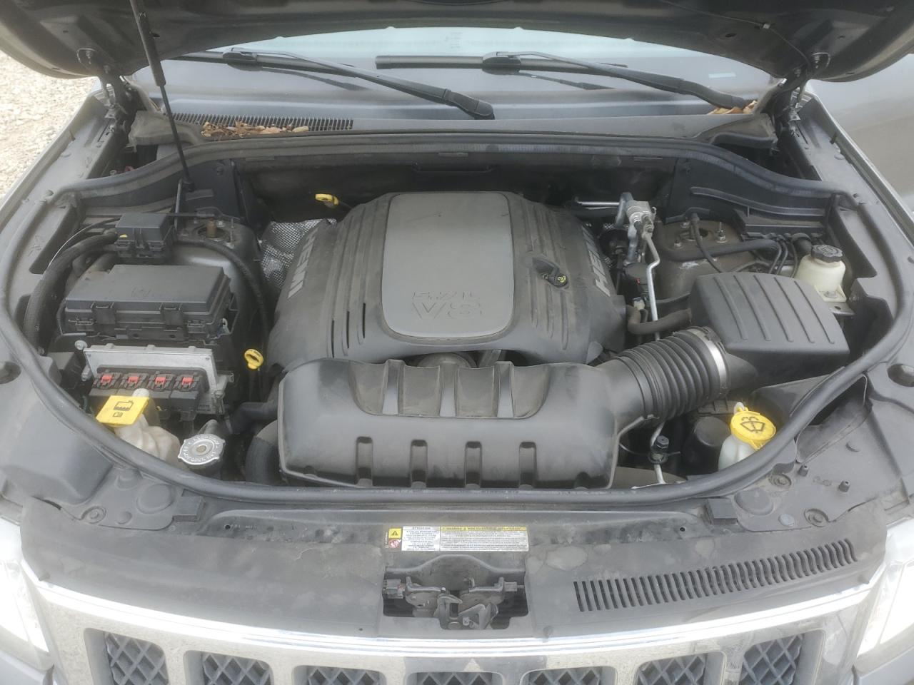 2013 Jeep Grand Cherokee Overland Серый vin: 1C4RJFCT8DC536177