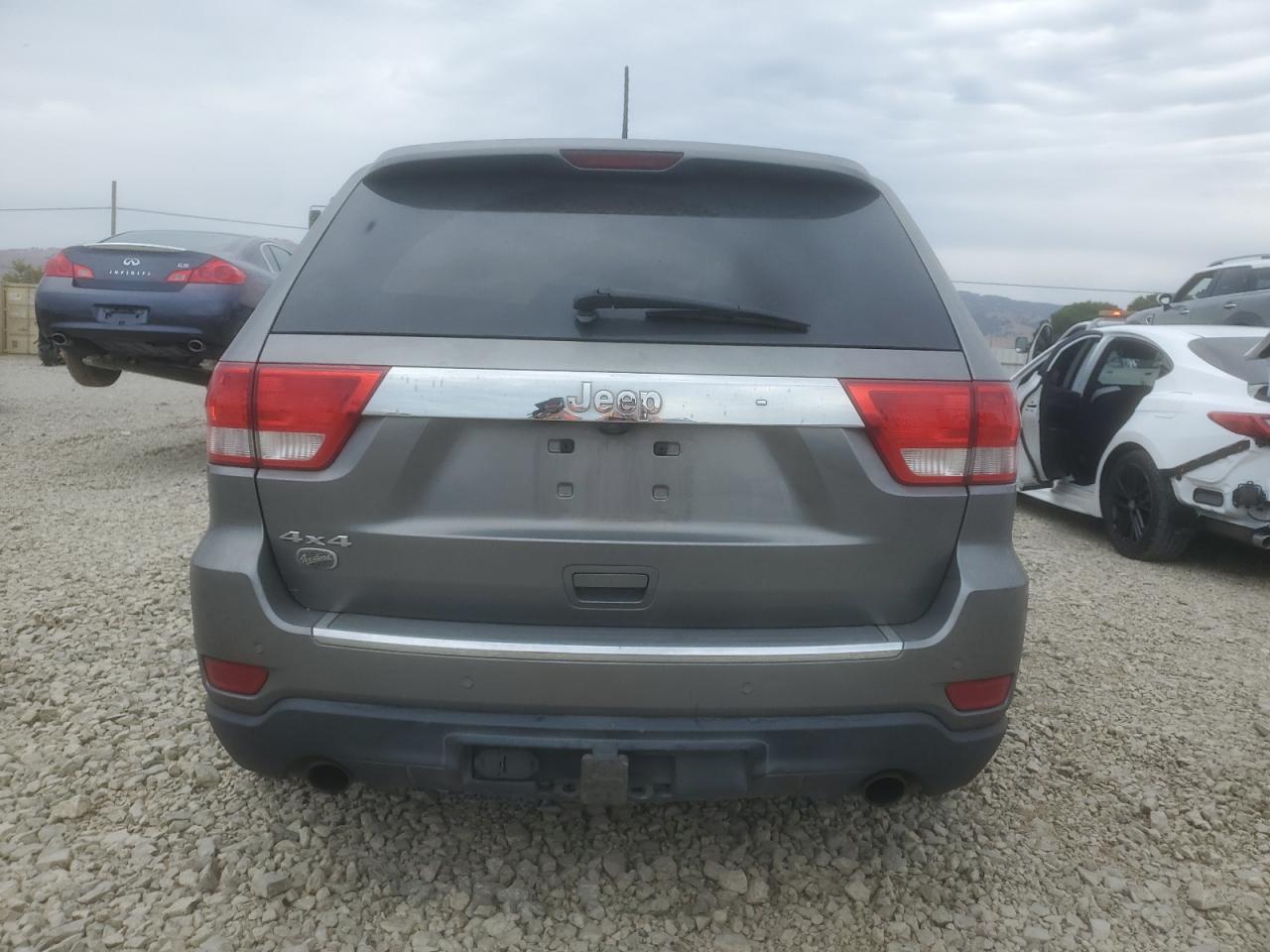 2013 Jeep Grand Cherokee Overland Серый vin: 1C4RJFCT8DC536177