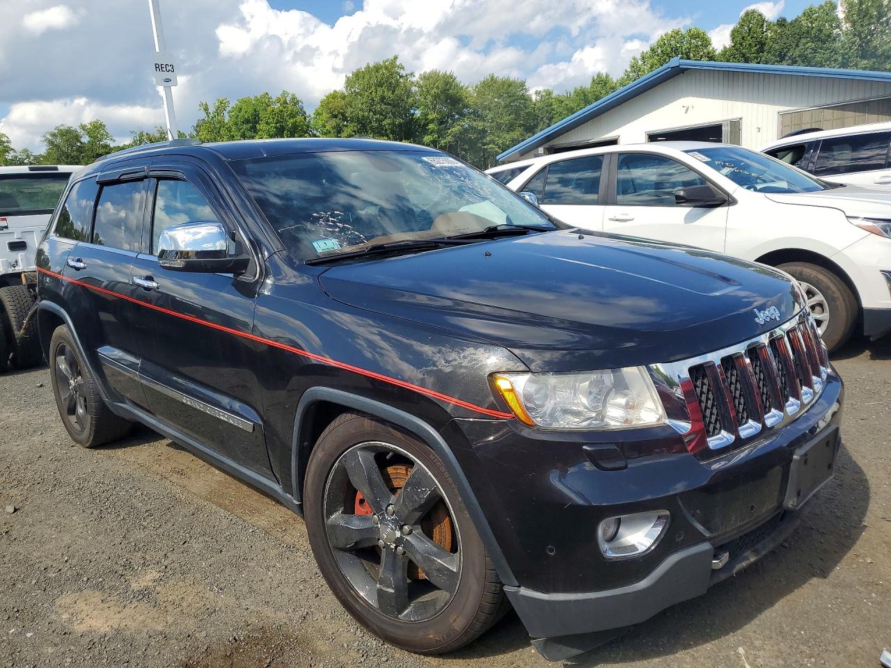 2013 Jeep Grand Cherokee Overland Черный vin: 1C4RJFCT8DC595035
