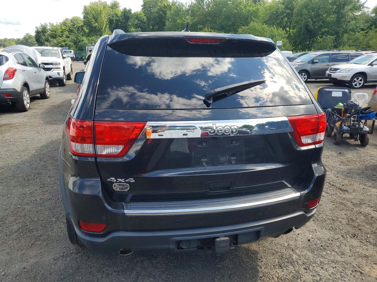 2013 Jeep Grand Cherokee Overland Черный vin: 1C4RJFCT8DC595035