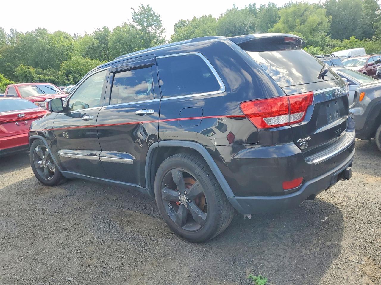 2013 Jeep Grand Cherokee Overland Черный vin: 1C4RJFCT8DC595035