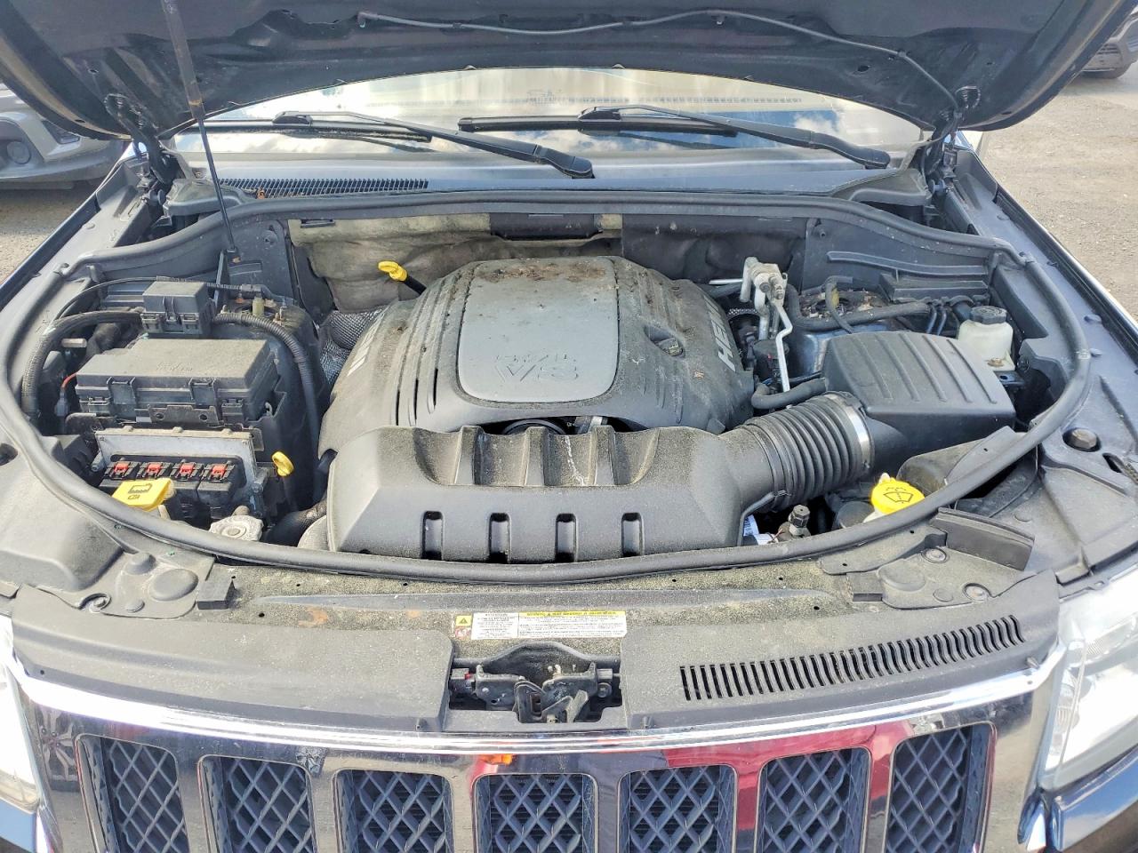 2013 Jeep Grand Cherokee Overland Черный vin: 1C4RJFCT8DC595035
