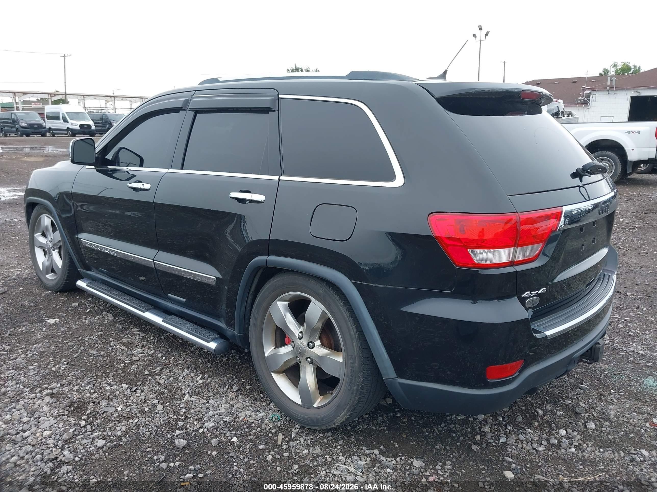 2013 Jeep Grand Cherokee Overland Черный vin: 1C4RJFCT8DC615168