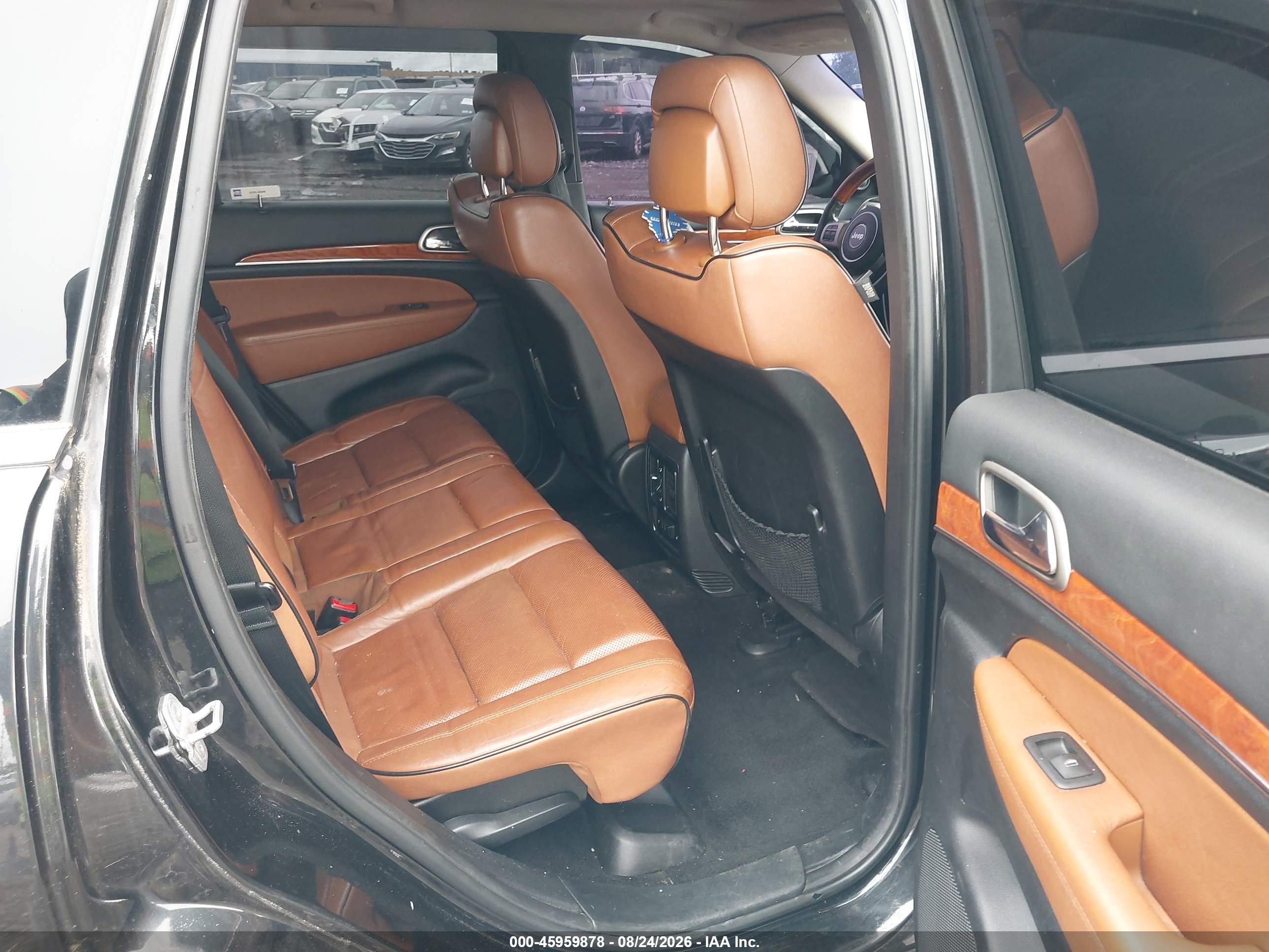 2013 Jeep Grand Cherokee Overland Черный vin: 1C4RJFCT8DC615168