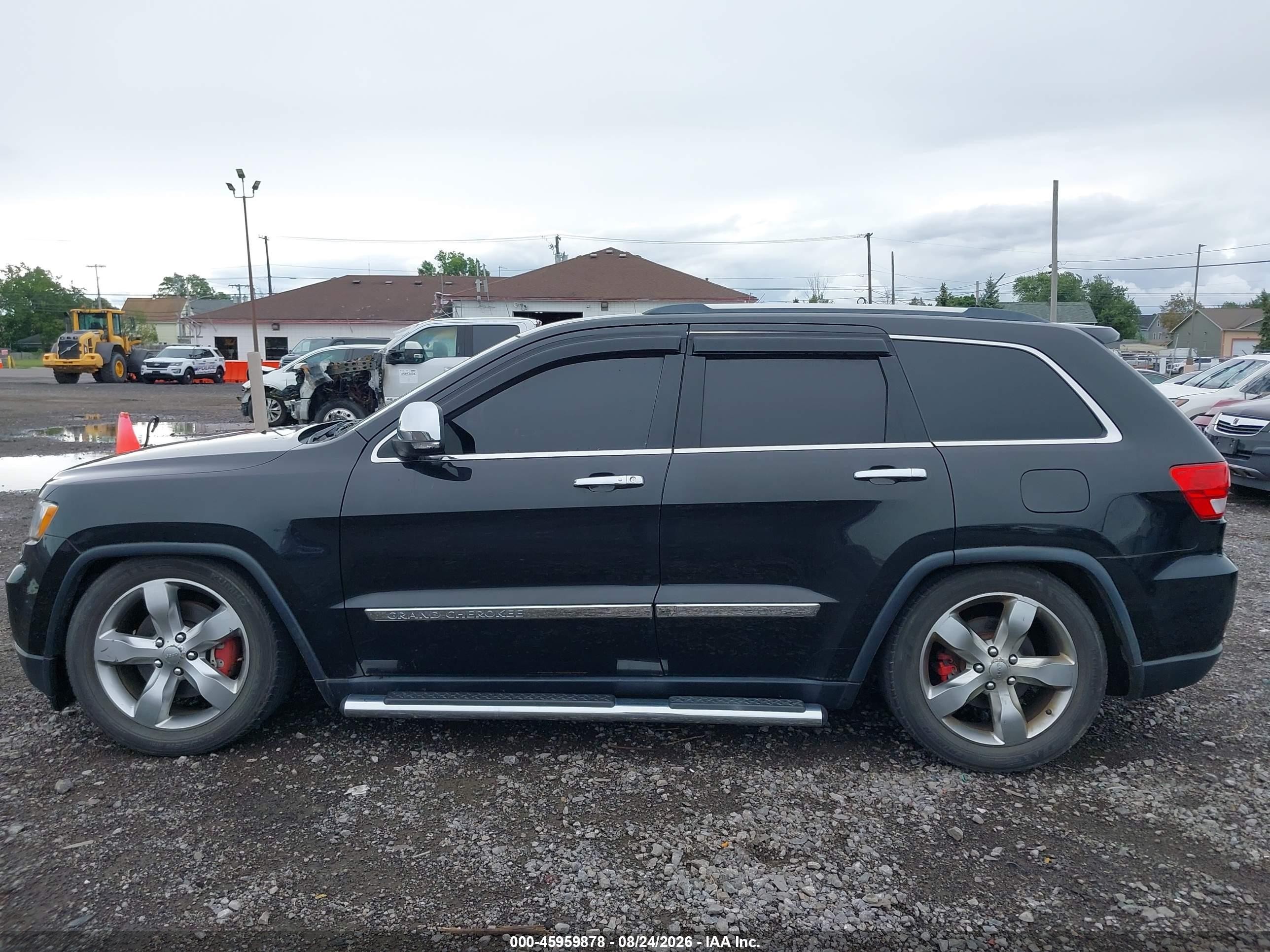 2013 Jeep Grand Cherokee Overland Черный vin: 1C4RJFCT8DC615168