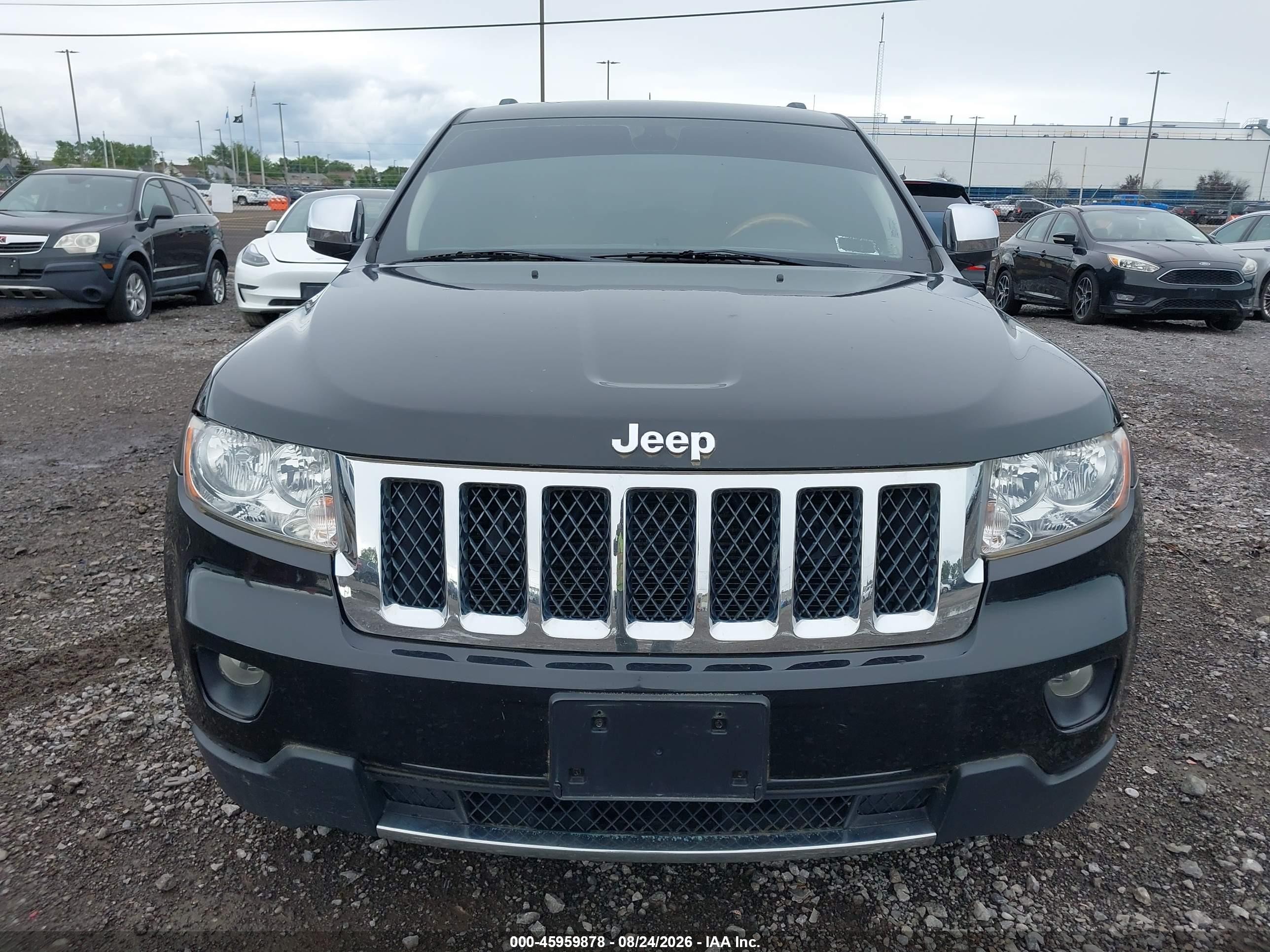 2013 Jeep Grand Cherokee Overland Черный vin: 1C4RJFCT8DC615168