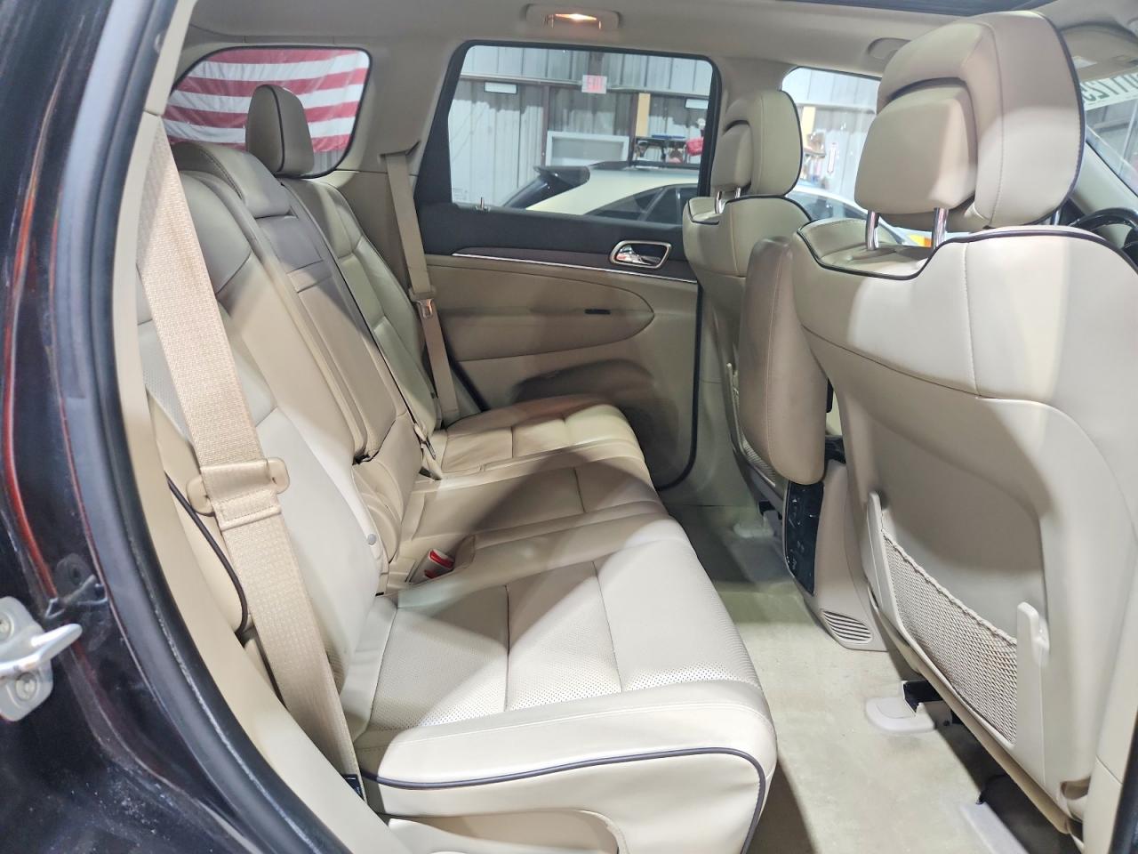 2014 Jeep Grand Cherokee Overland Black vin: 1C4RJFCT8EC105758