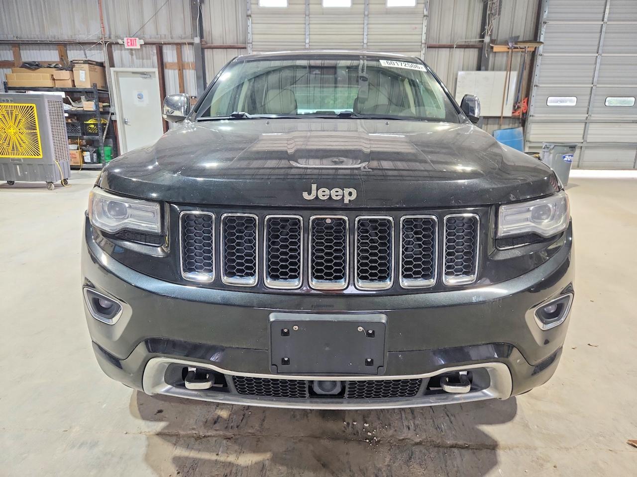 2014 Jeep Grand Cherokee Overland Black vin: 1C4RJFCT8EC105758