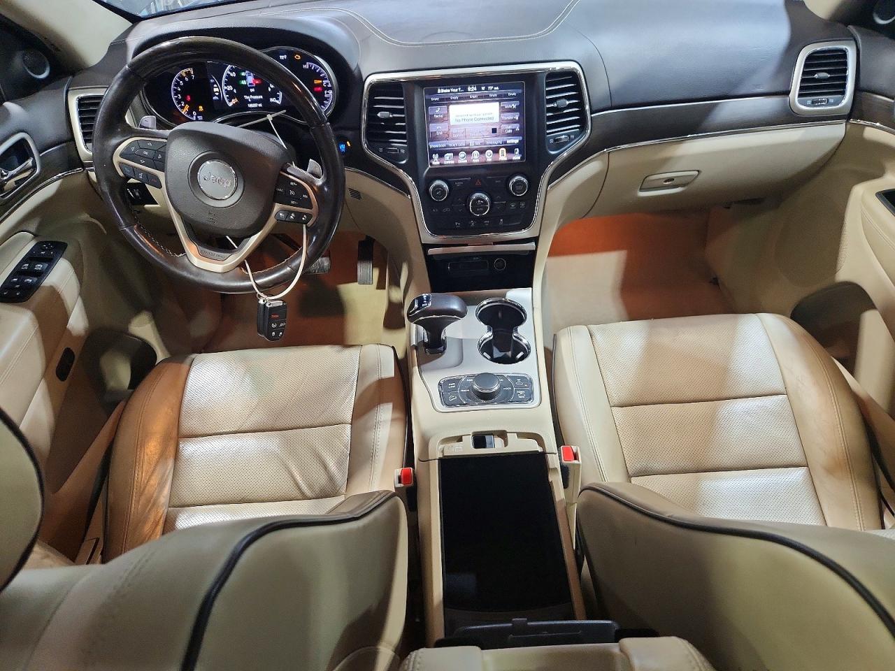 2014 Jeep Grand Cherokee Overland Black vin: 1C4RJFCT8EC105758