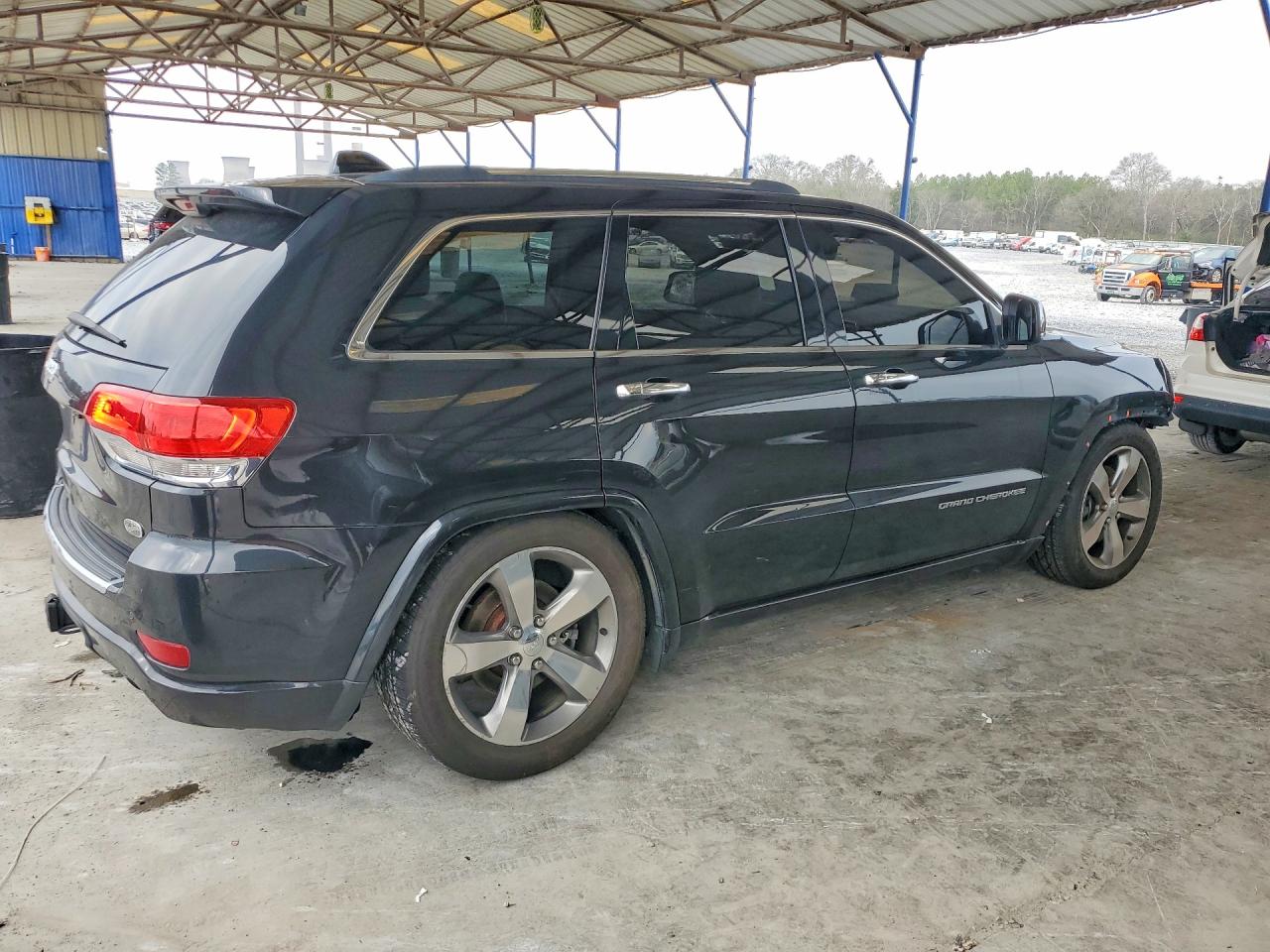 2014 Jeep Grand Cherokee Overland Черный vin: 1C4RJFCT8EC163398