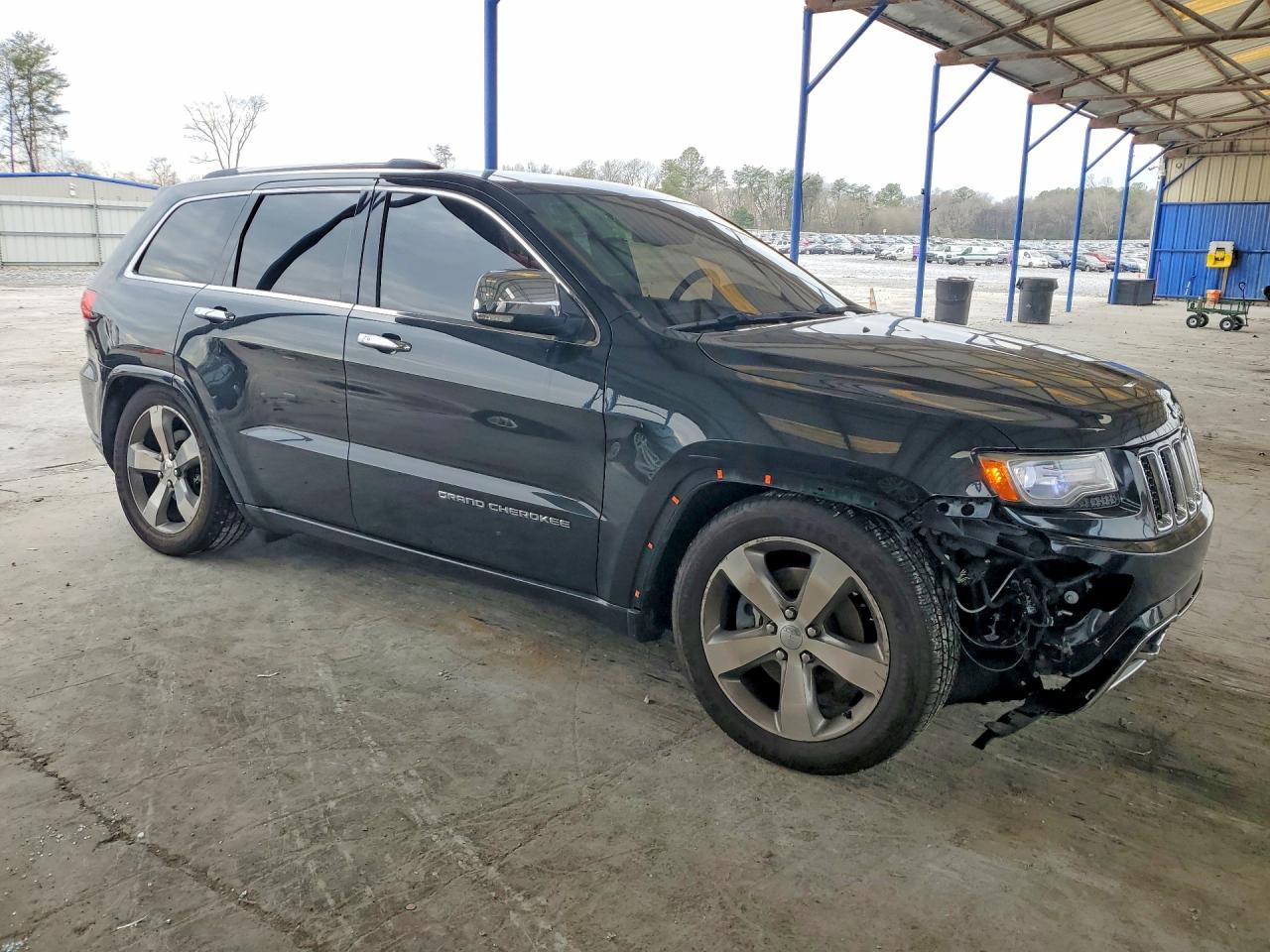 2014 Jeep Grand Cherokee Overland Черный vin: 1C4RJFCT8EC163398