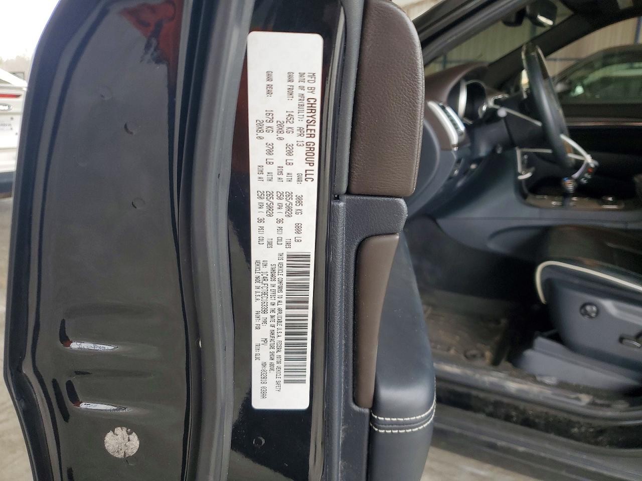 2014 Jeep Grand Cherokee Overland Черный vin: 1C4RJFCT8EC163398