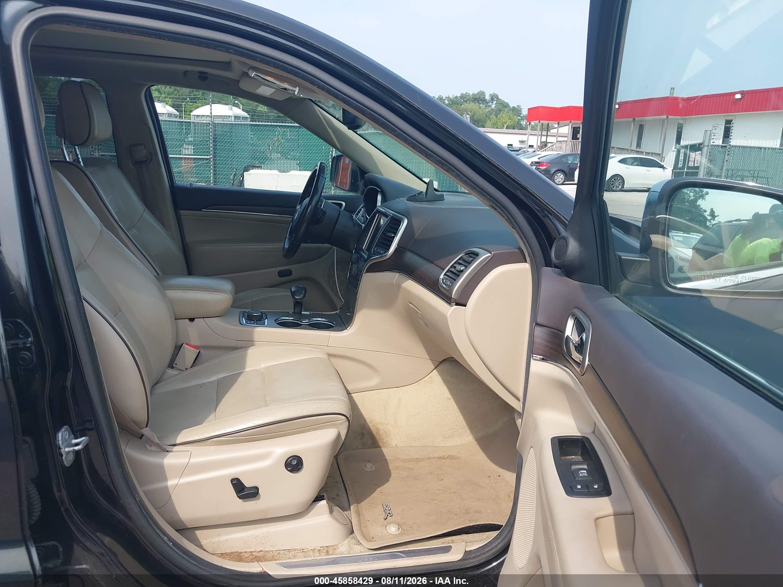 2014 Jeep Grand Cherokee Overland Black vin: 1C4RJFCT8EC338121