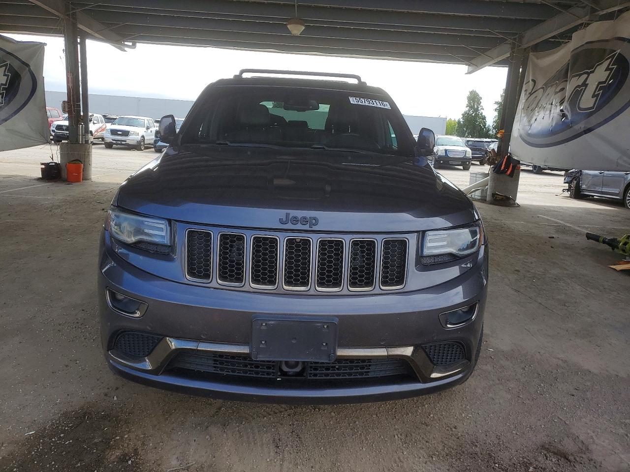 2015 Jeep Grand Cherokee Overland Gray vin: 1C4RJFCT8FC149678