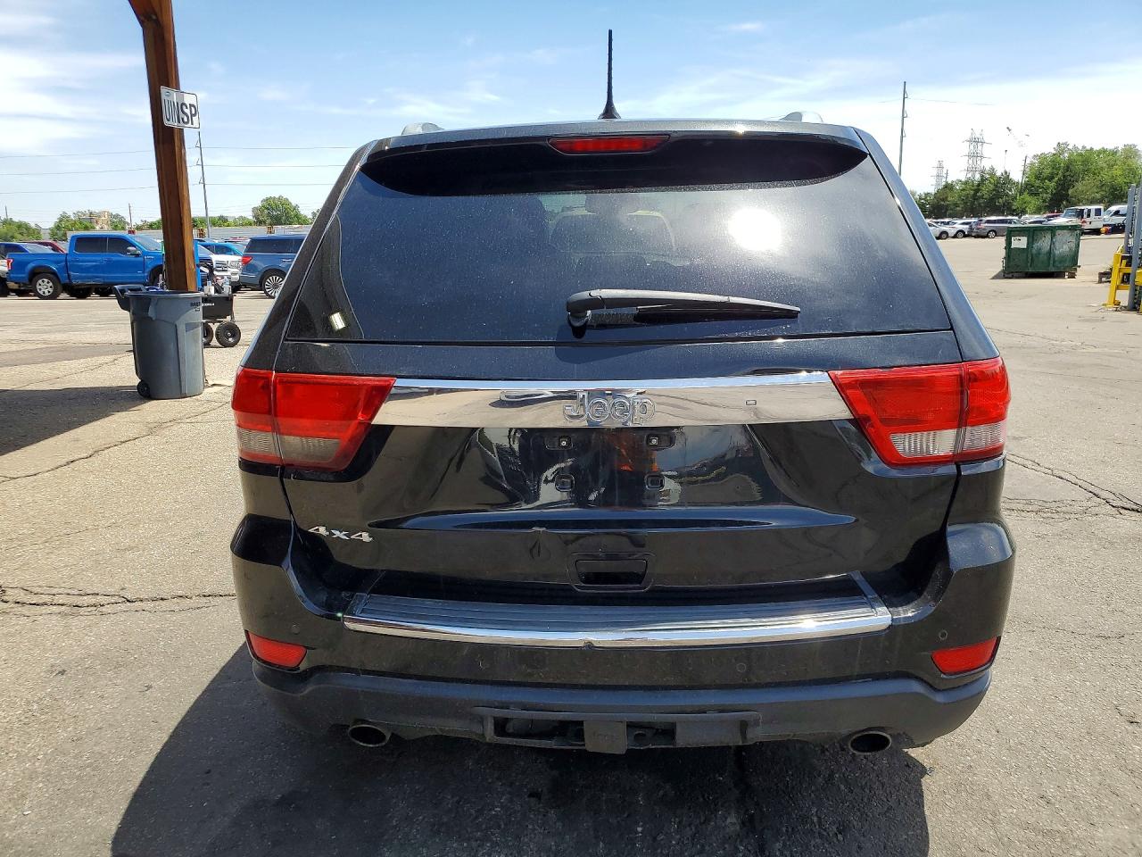 2012 Jeep Grand Cherokee Overland Черный vin: 1C4RJFCT9CC111940