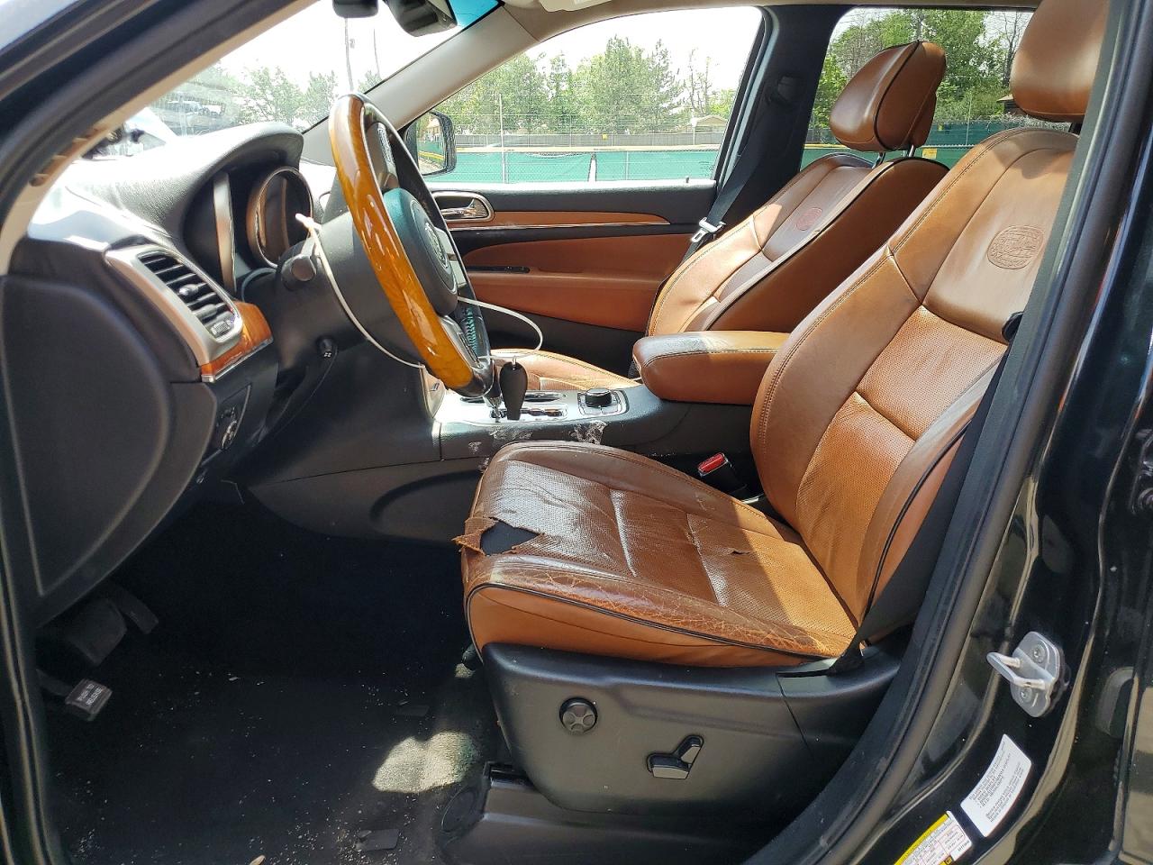 2012 Jeep Grand Cherokee Overland Черный vin: 1C4RJFCT9CC111940