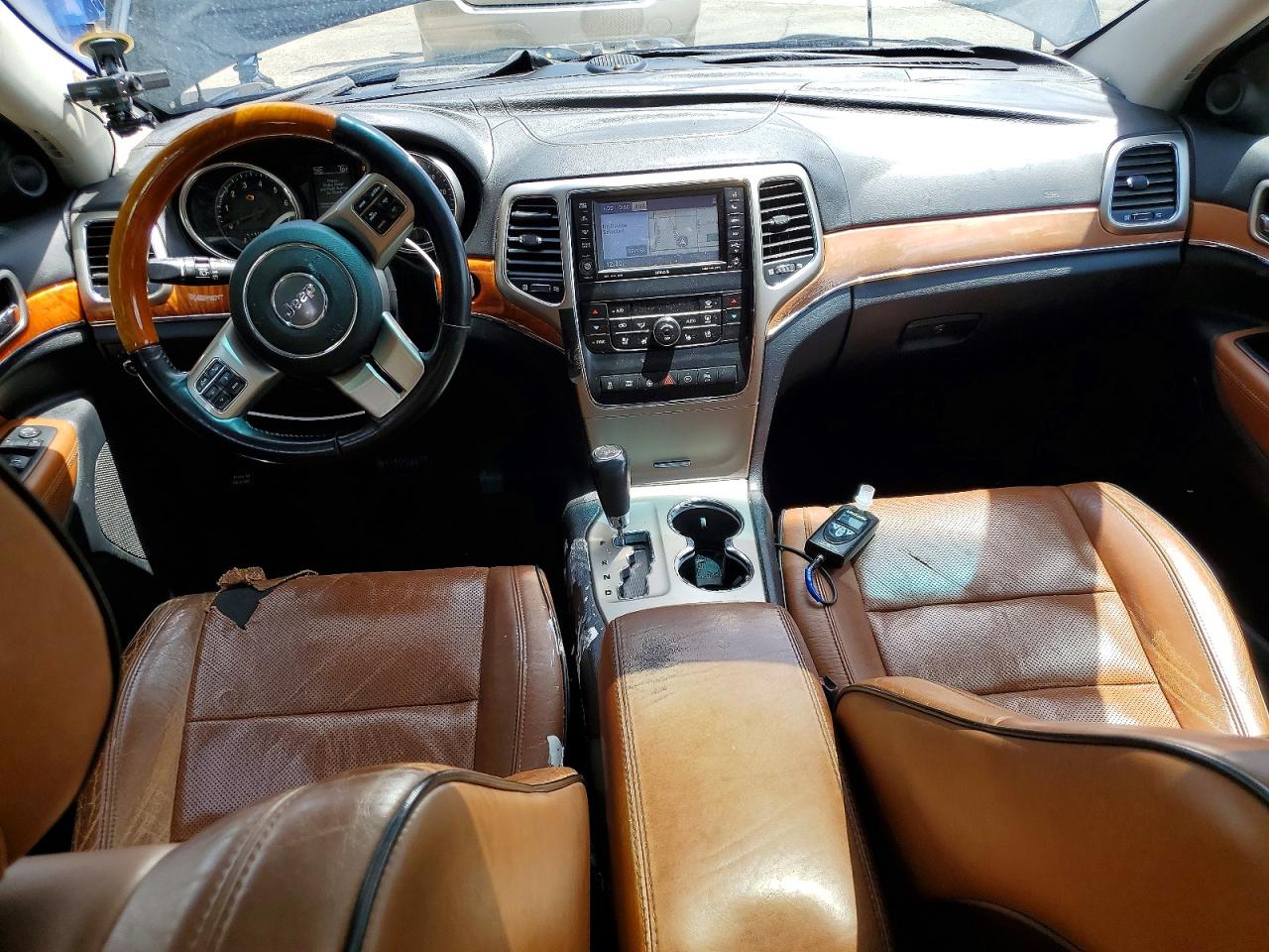 2012 Jeep Grand Cherokee Overland Черный vin: 1C4RJFCT9CC111940
